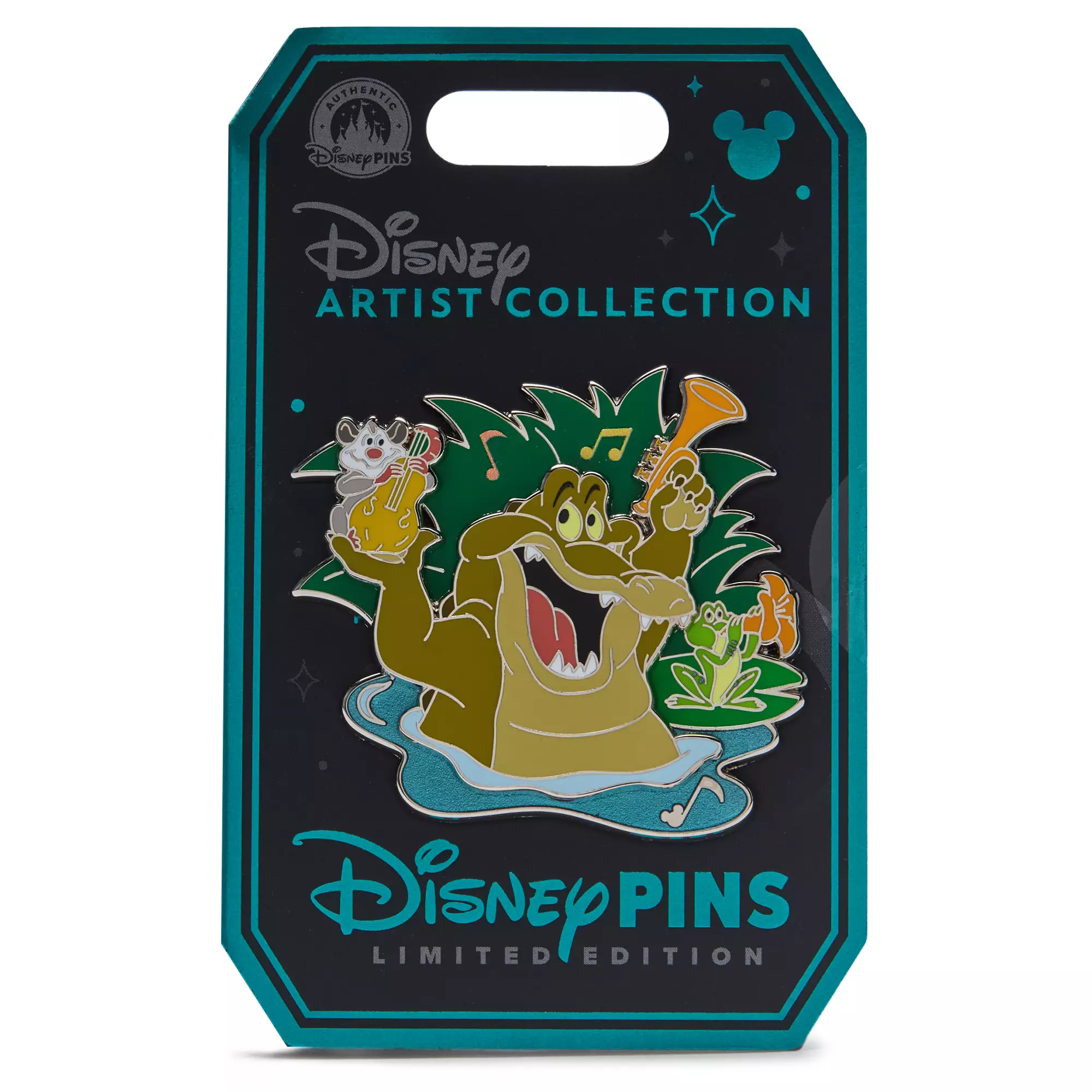 Louis, Beau and Mayra Pin – Tiana's Bayou Adventure – Disney Artist Collection by Robert Schilling and Jason Peltz – Limited Edition