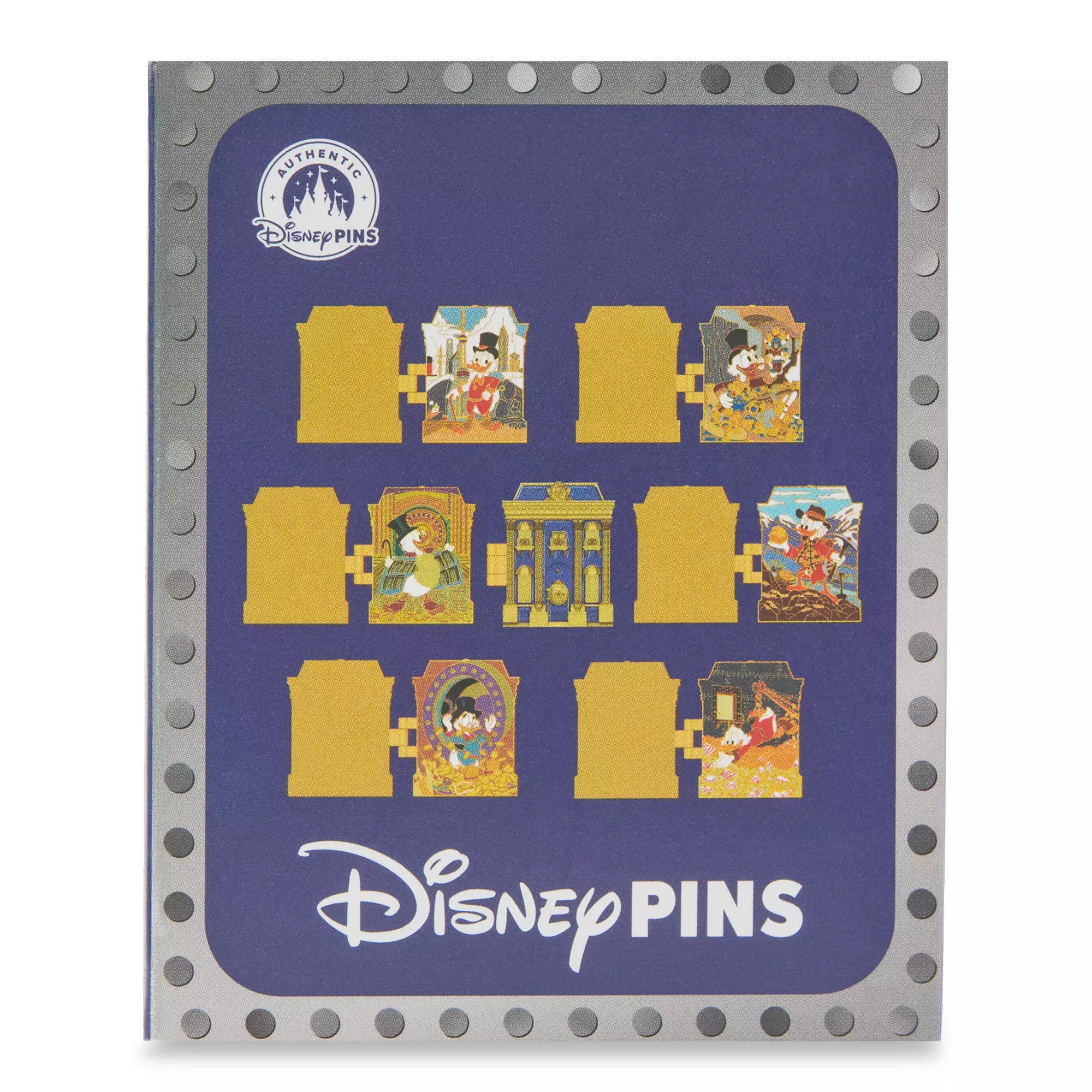 Scrooge McDuck Hinged Mystery Pin Blind Pack – Duck Tales – 1-Pc. – Shanghai Disney Resort Pin Box Front