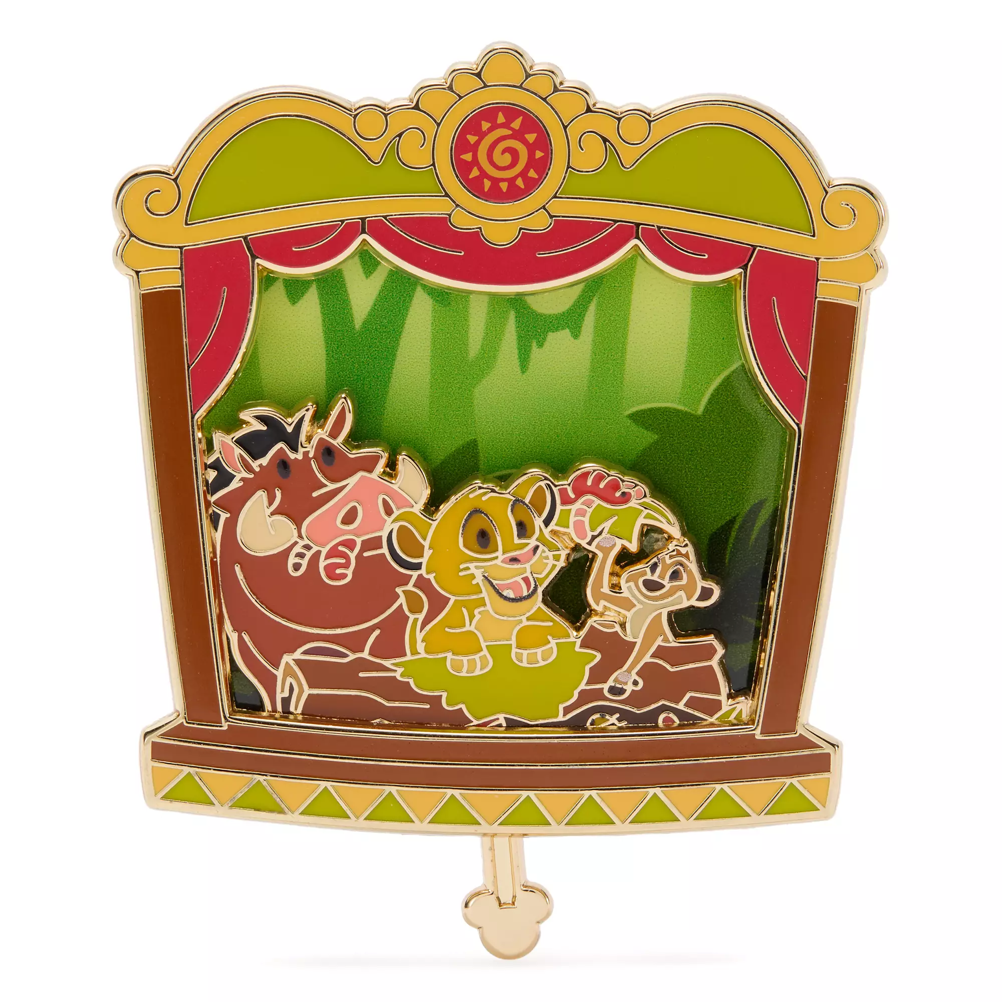Simba, Timon and Pumbaa Slider Pin – The Lion King – Disney Magical Theater – Limited Edition Pin