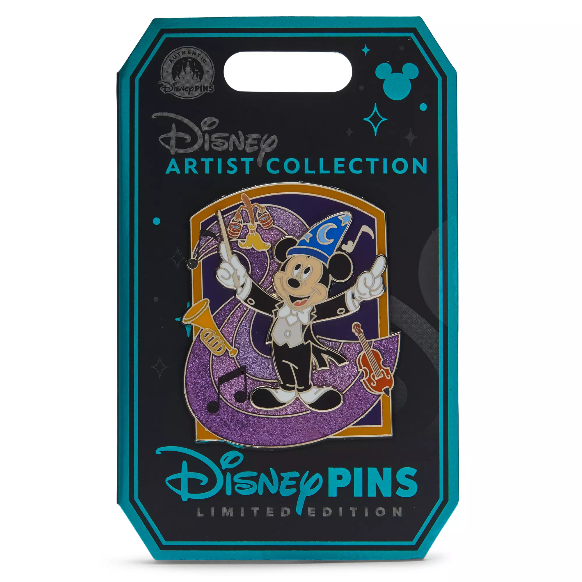Sorcerer Mickey Mouse Pin – Mickey's PhilharMagic – Disney Artist Collection by Robert Schilling and Jason Peltz – Limited Edition