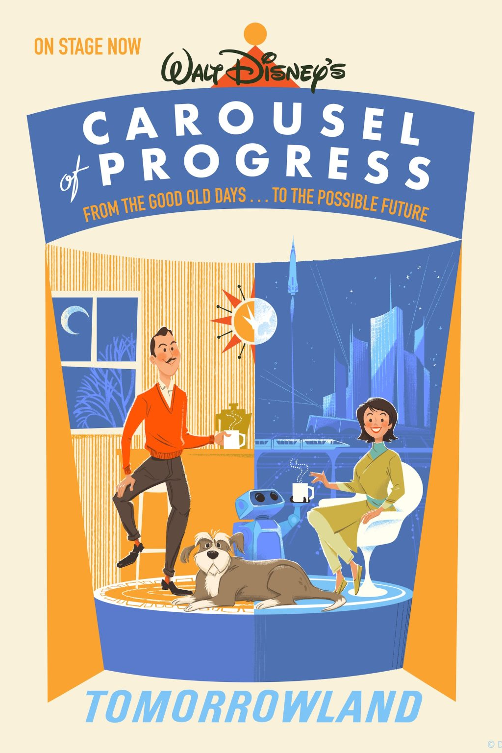 Walt Disney's Carousel of Progress Original Poster Art