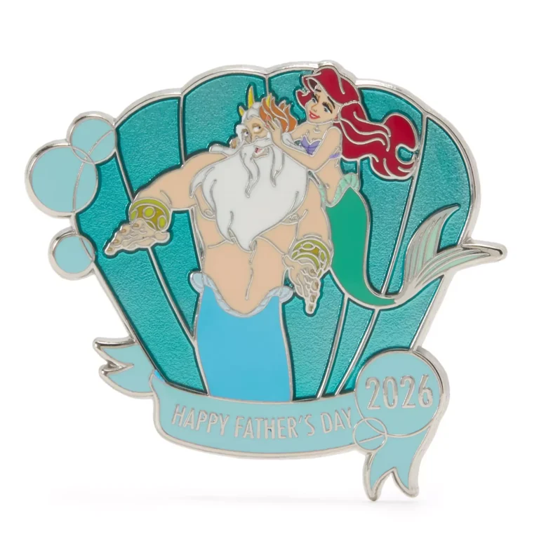 Ariel and King Triton Father's Day 2026 Pin – The Little Mermaid – Limited Release Pin