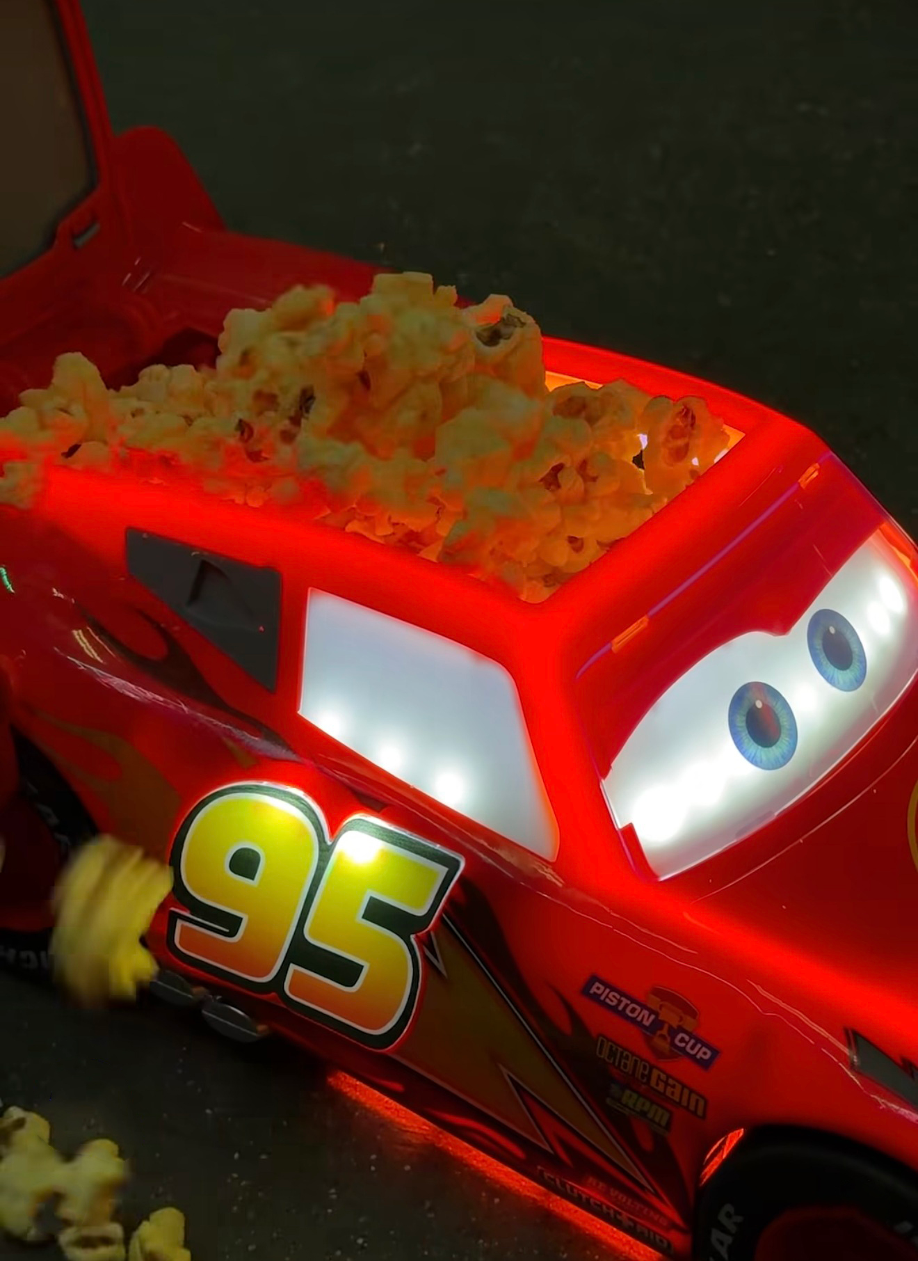 Lightning McQueen Popcorn Bucket in Cars Land