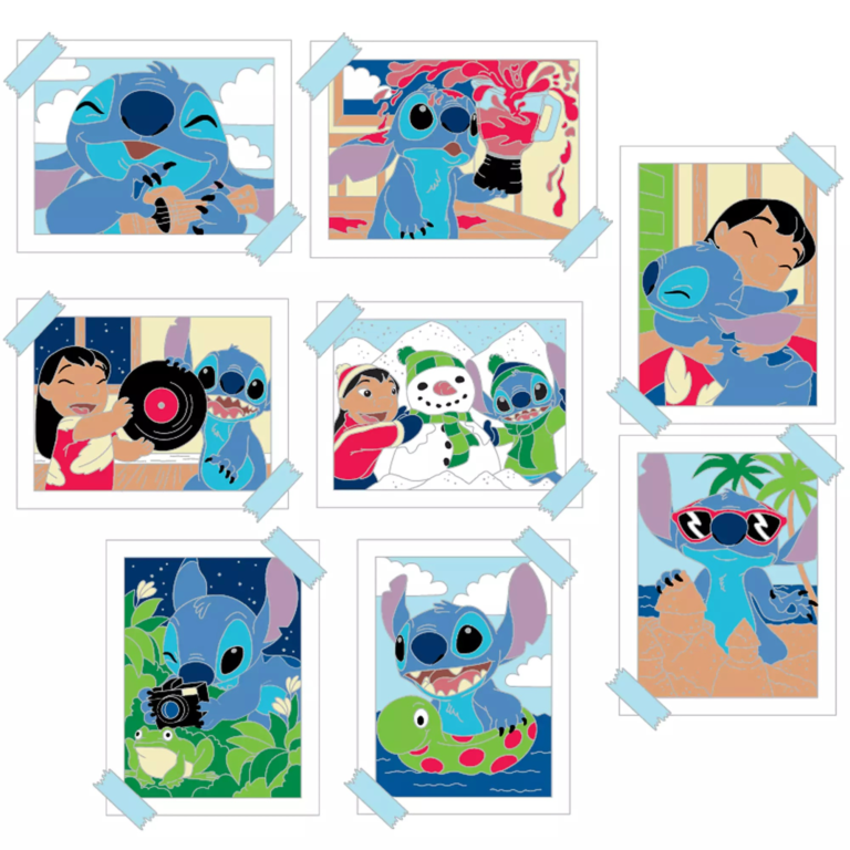 Lilo & Stitch Photographs Mystery Pin Blind Box Pin Set