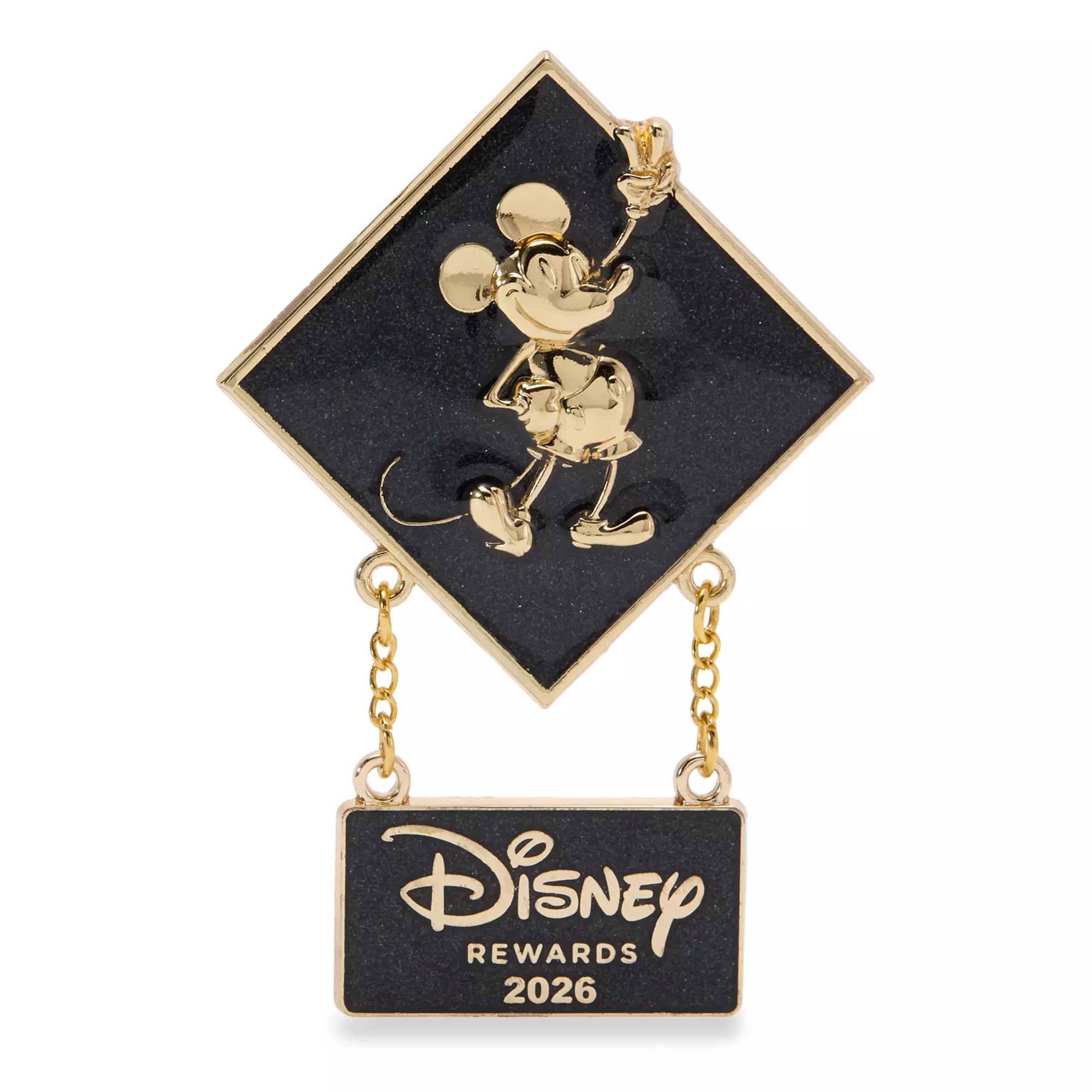 Mickey Mouse Dangler Pin – Disney Rewards 2026 – Disney® Visa® Cardmember Exclusive – Limited Release Pin