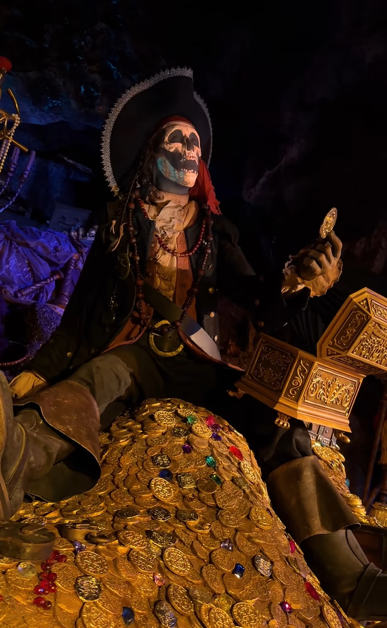 New Magic at Pirates of the Caribbean at Disneyland - Skeleton Pirate