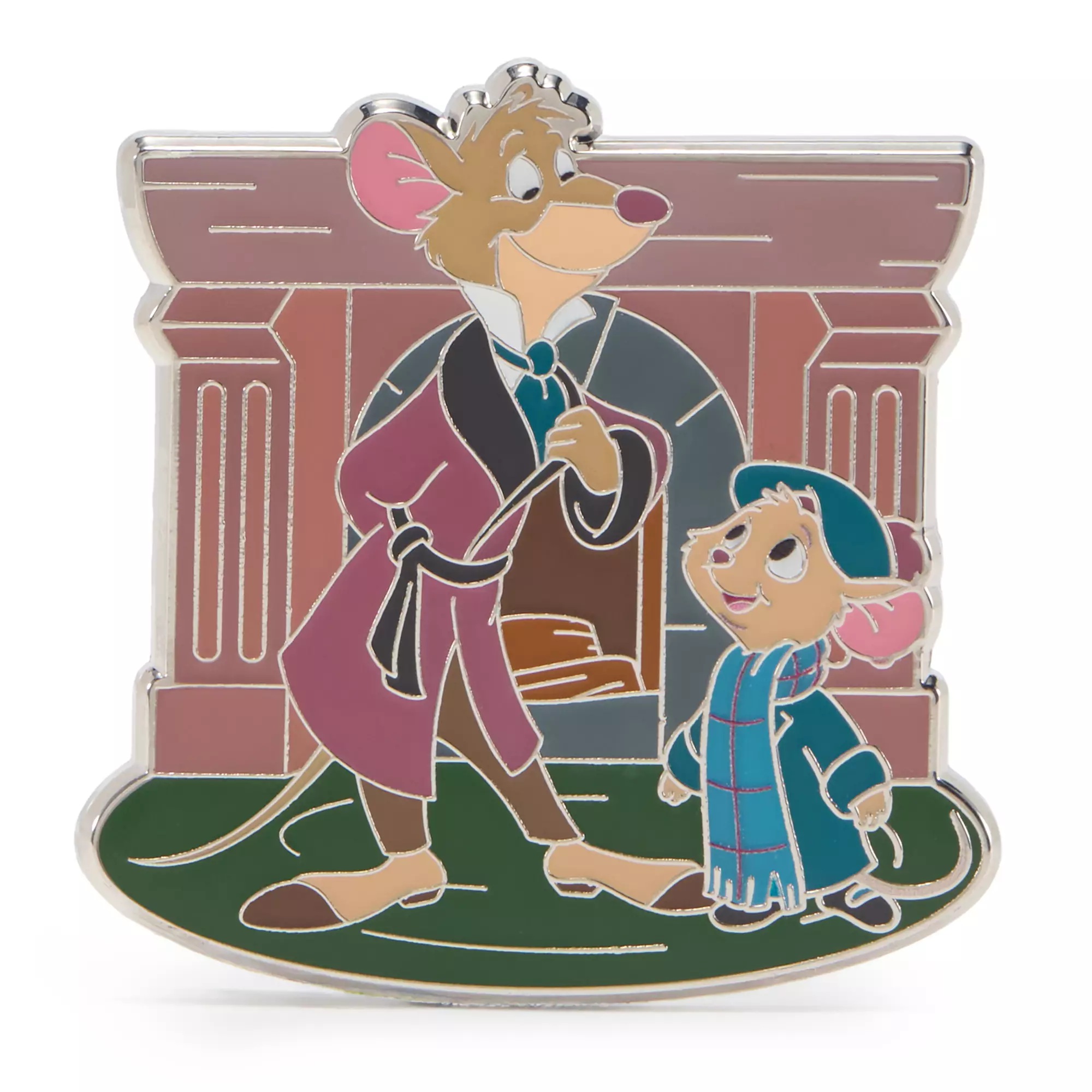 Basil and Olivia Pin – The Great Mouse Detective 40th Anniversary Pin
