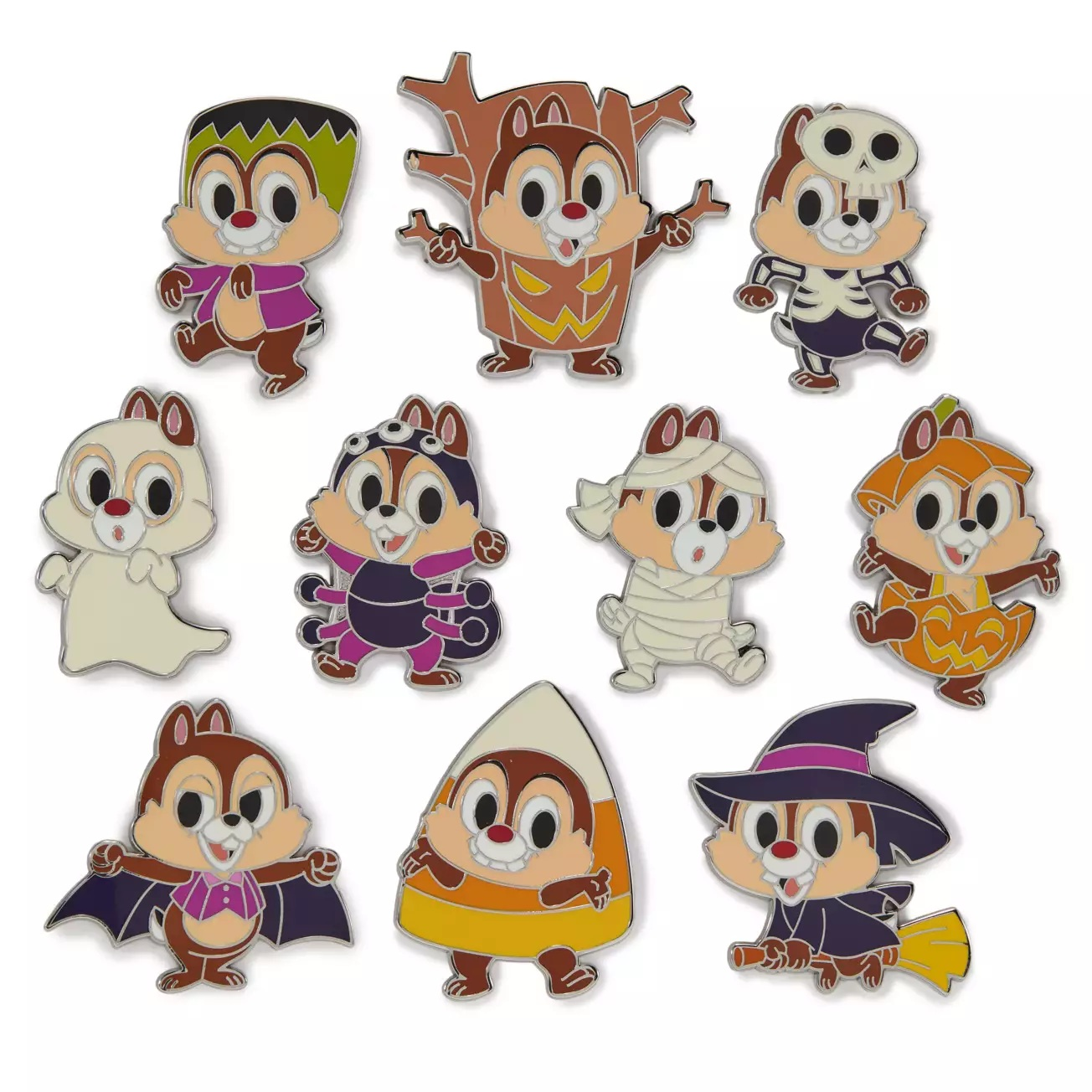 Chip n' Dale ''Trick or Chipmunk'' Mystery Pin Blind Pack - Pin Set