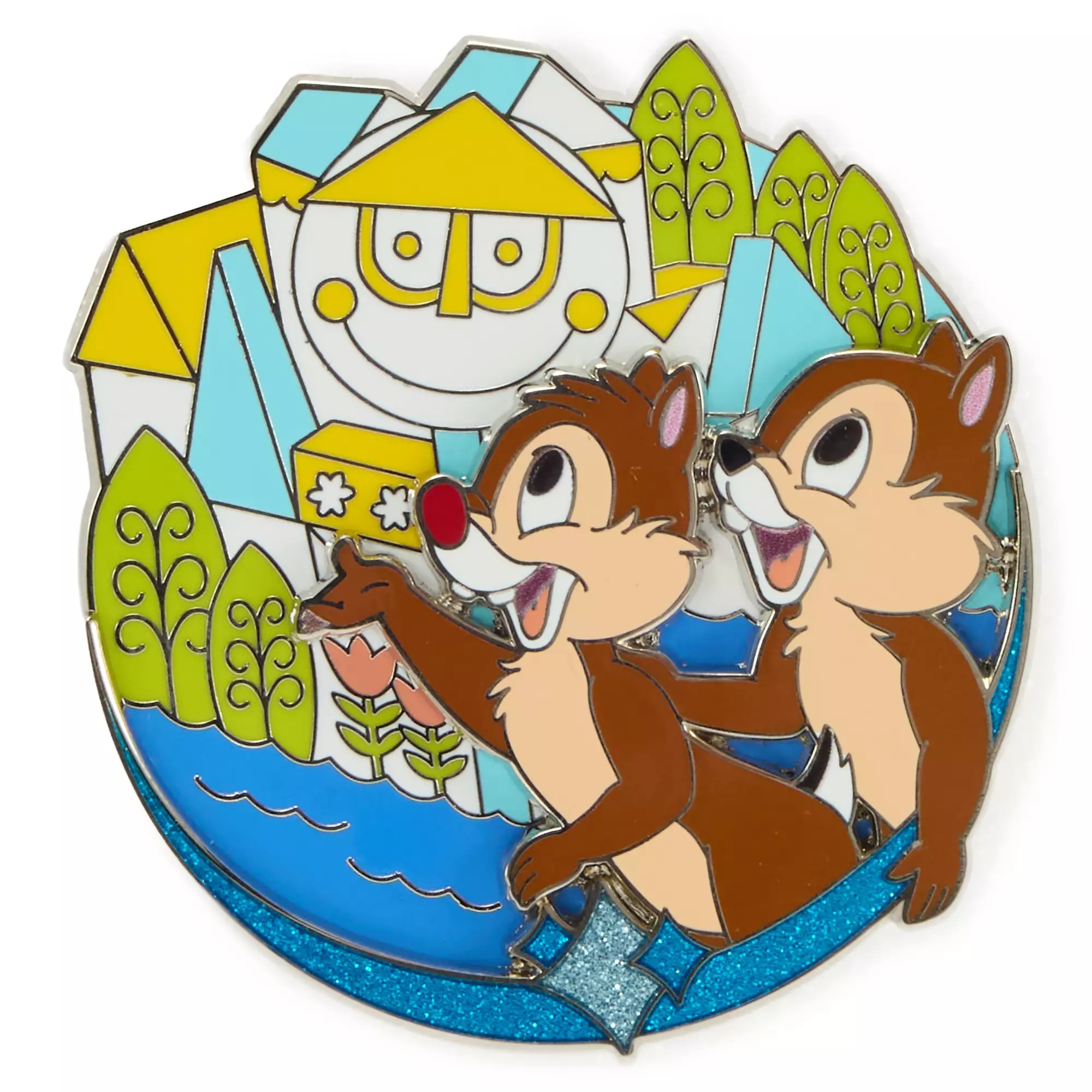 Chip 'n Dale at ''it's a small world'' Pin – Disney Artist Collection by Jes Willis and Pati Pereira – Limited Edition Pin