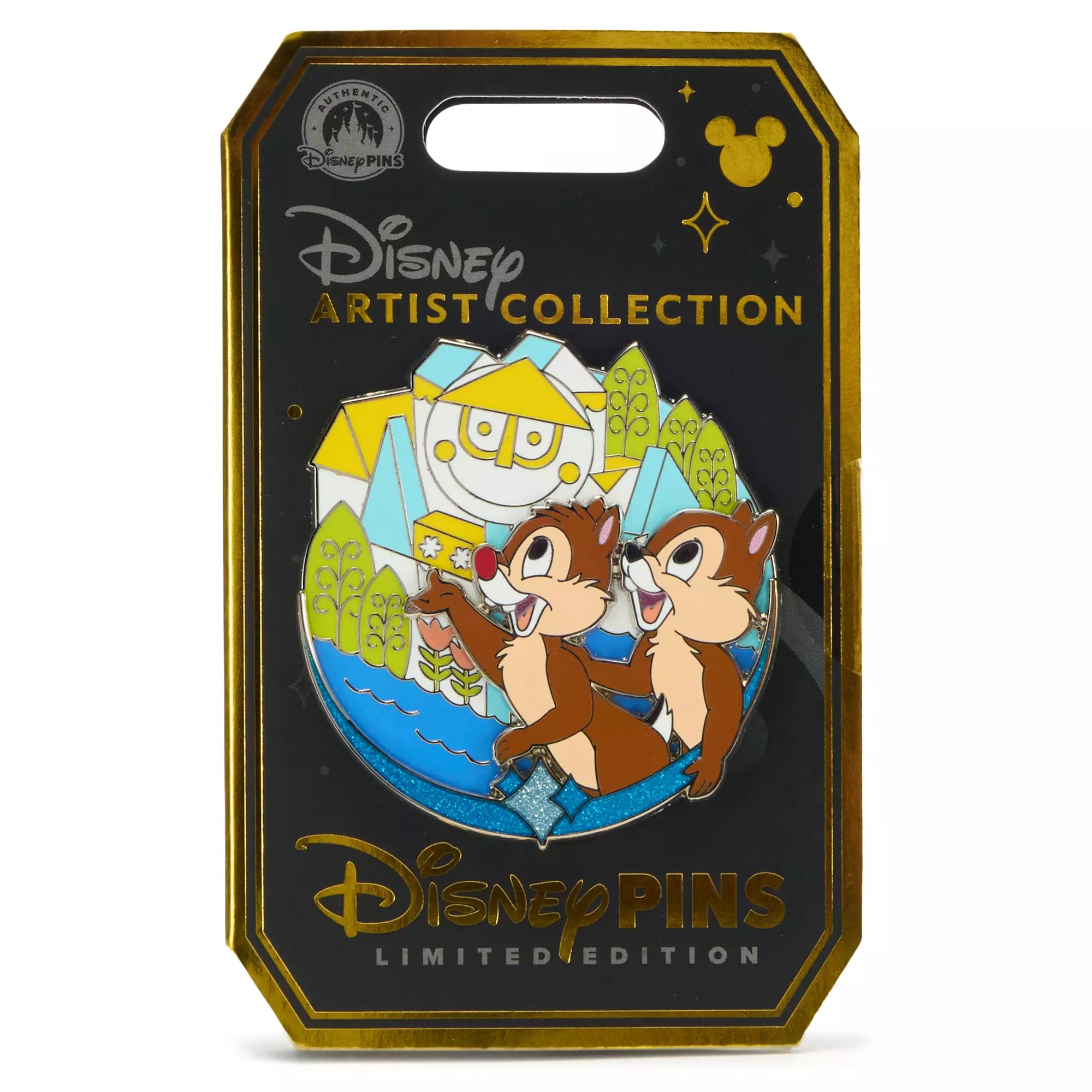 Chip 'n Dale at ''it's a small world'' Pin – Disney Artist Collection by Jes Willis and Pati Pereira – Limited Edition