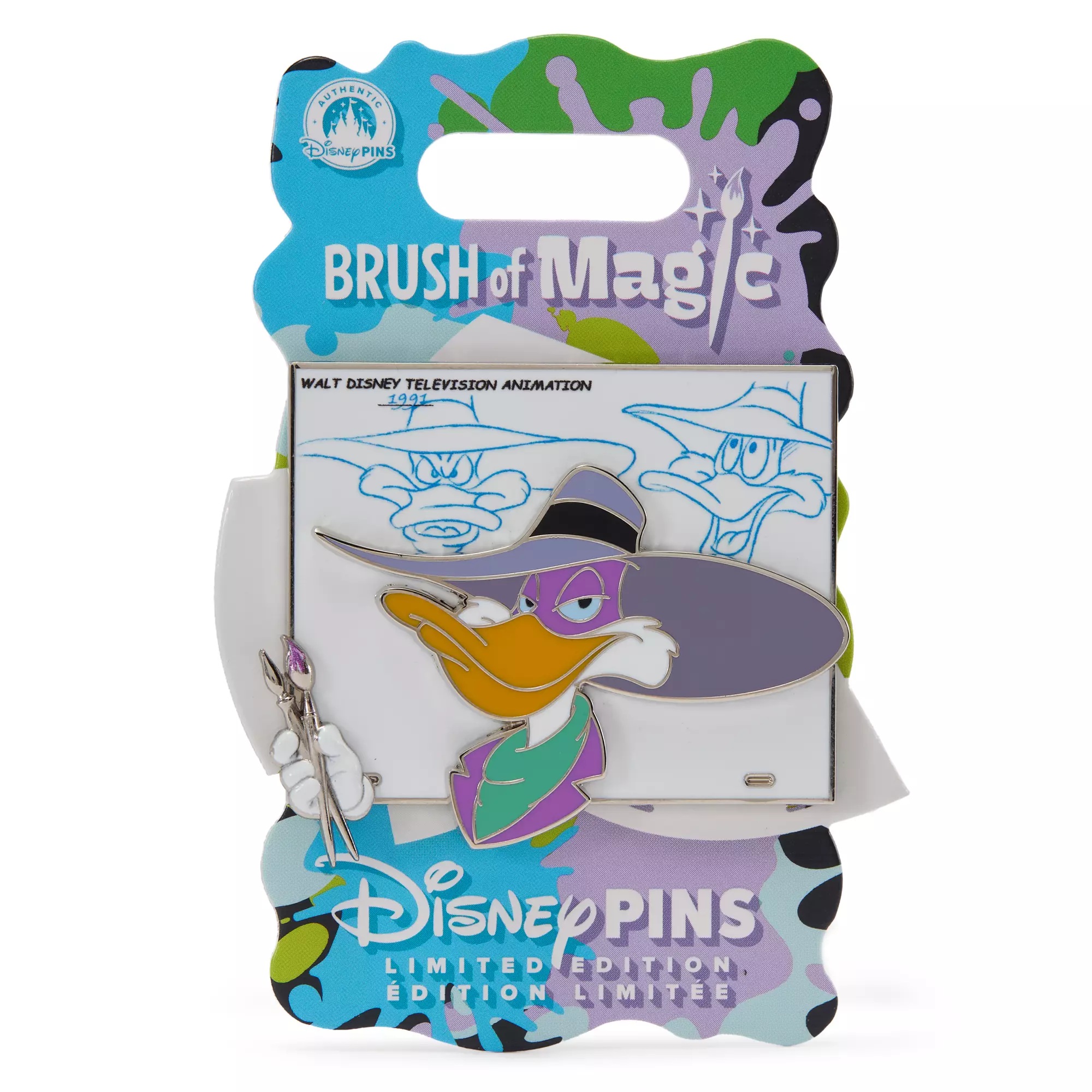 Darkwing Duck Pin – Brush of Magic – Limited Edition