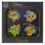 Disney Characters at Disney Parks Pin Set – Disney Artist Collection by Jes Willis and Pati Pereira – Limited Edition