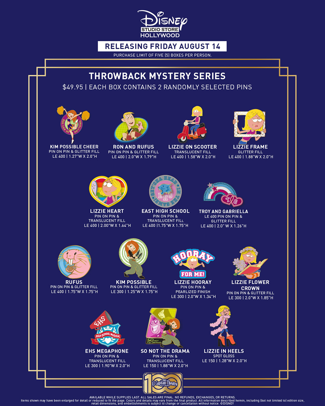 Disney Studio Store Hollywood Friday Releases - 5