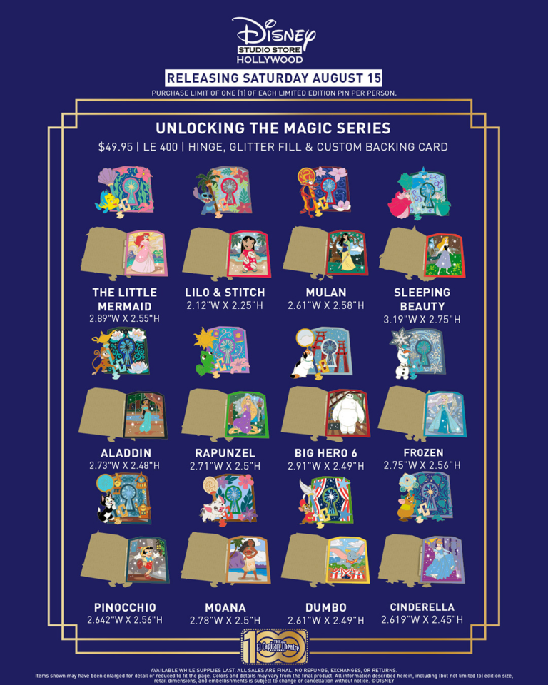 Disney Studio Store Hollywood Saturday Releases - 2