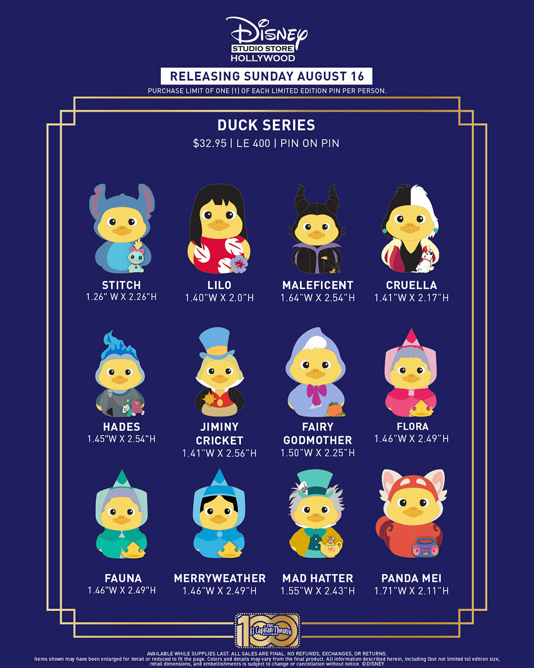 Disney Studio Store Hollywood Sunday Releases - 2