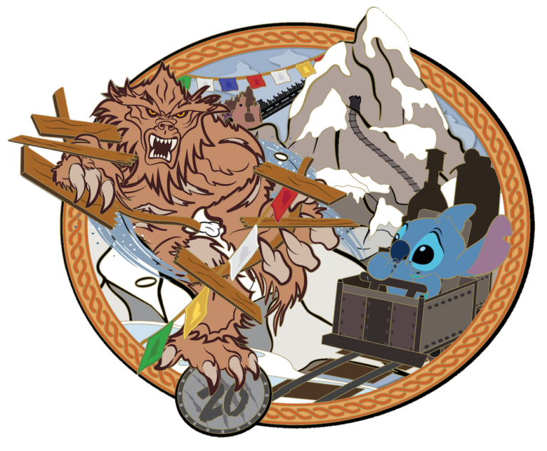 Expedition Everest 20th Anniversary Mini Jumbo Pin