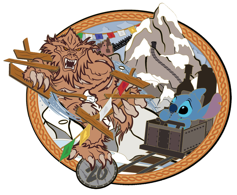 Expedition Everest 20th Anniversary Mini Jumbo Pin
