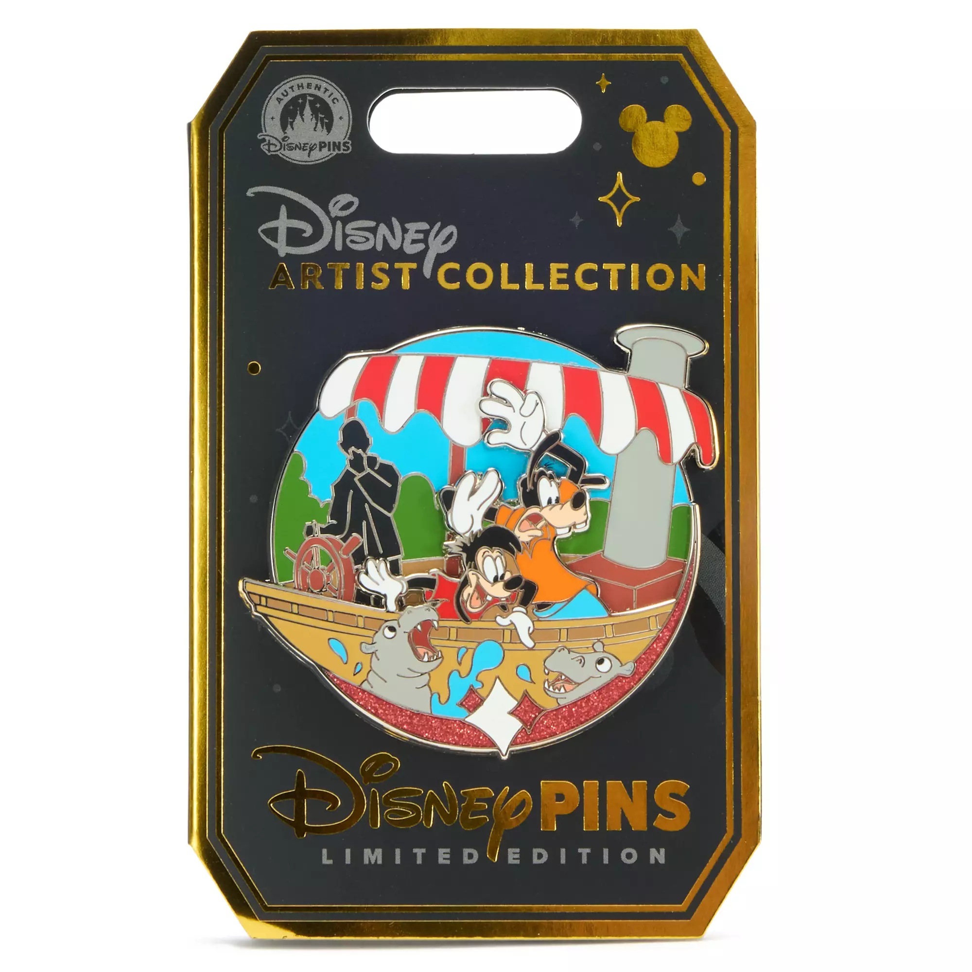 Goofy and Max on Jungle Cruise Pin – Disney Artist Collection by Jes Willis and Pati Pereira – Limited Edition