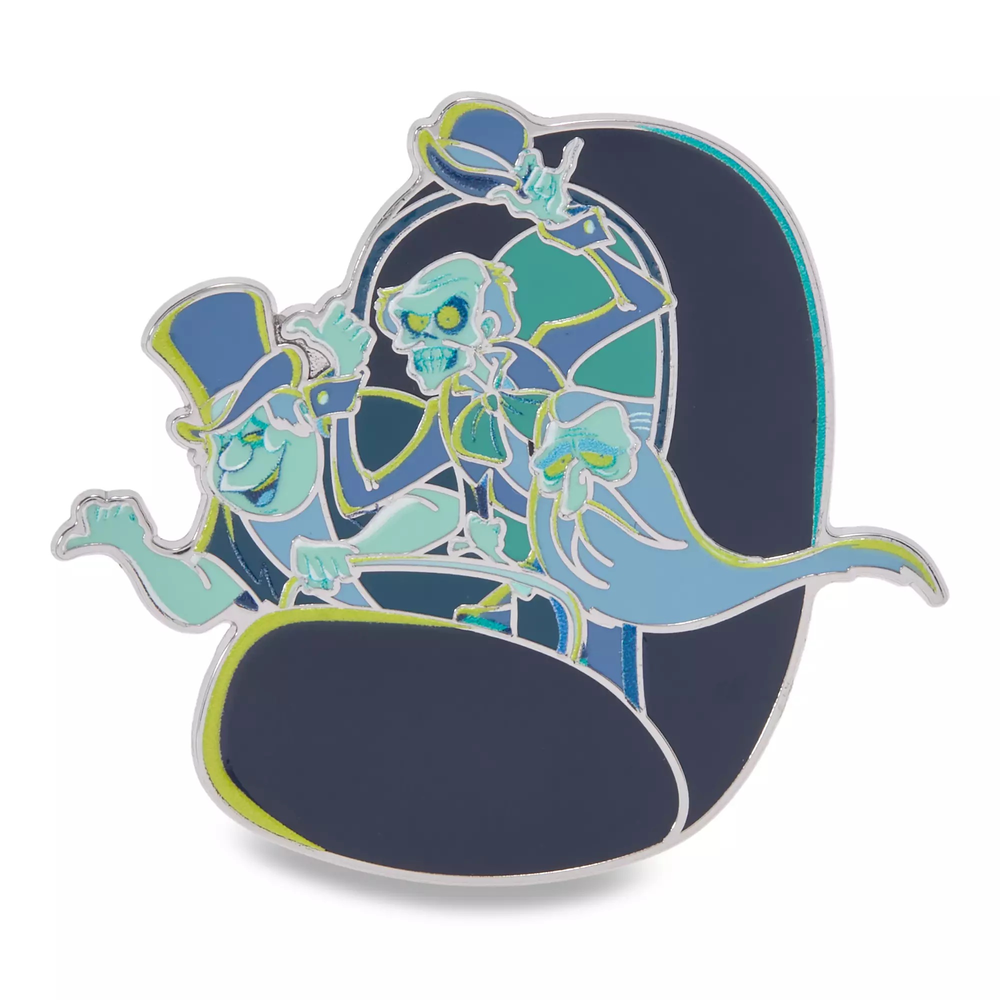 Hitchhiking Ghosts Glow-in-the-Dark Pin – The Haunted Mansion Pin