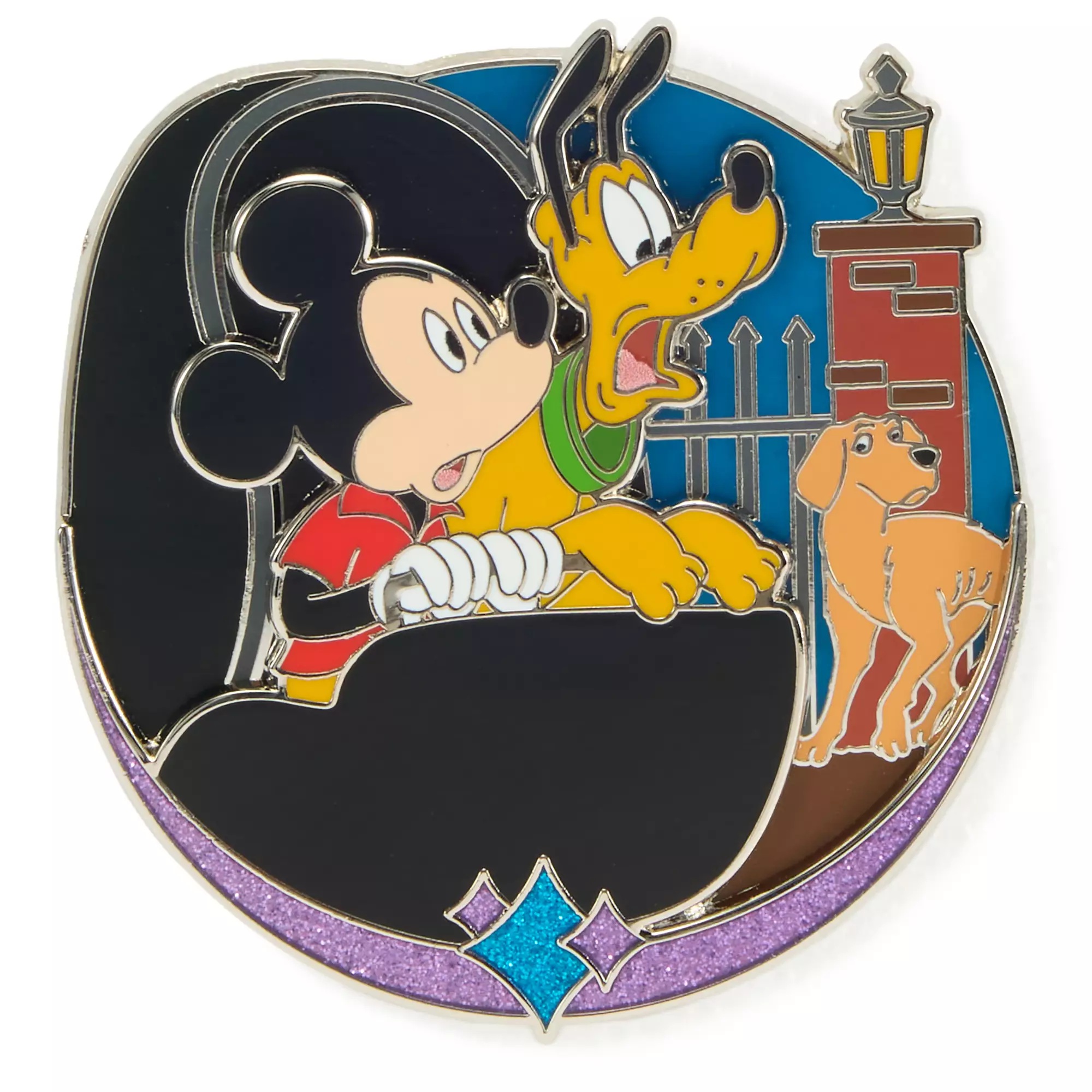 Mickey Mouse and Pluto in The Haunted Mansion Pin – Disney Artist Collection by Jes Willis and Pati Pereira – Limited Edition Pin