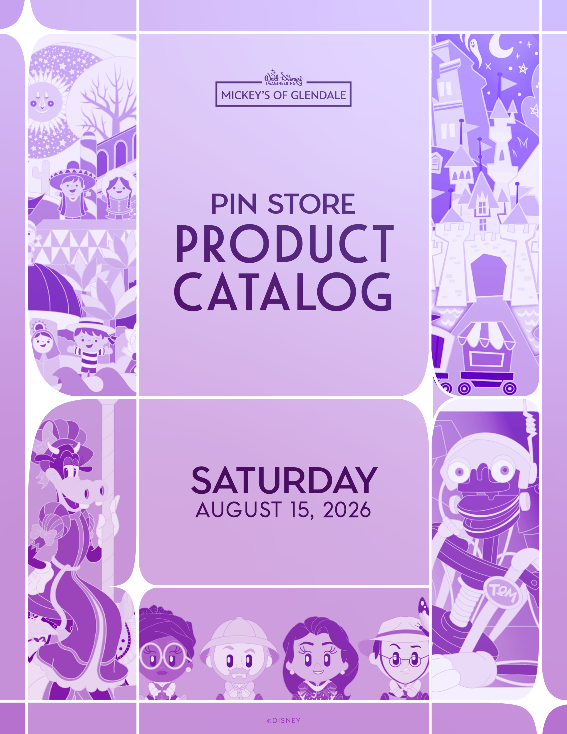 Mickey's of Glendale Pin Store Saturday, August 15th Releases