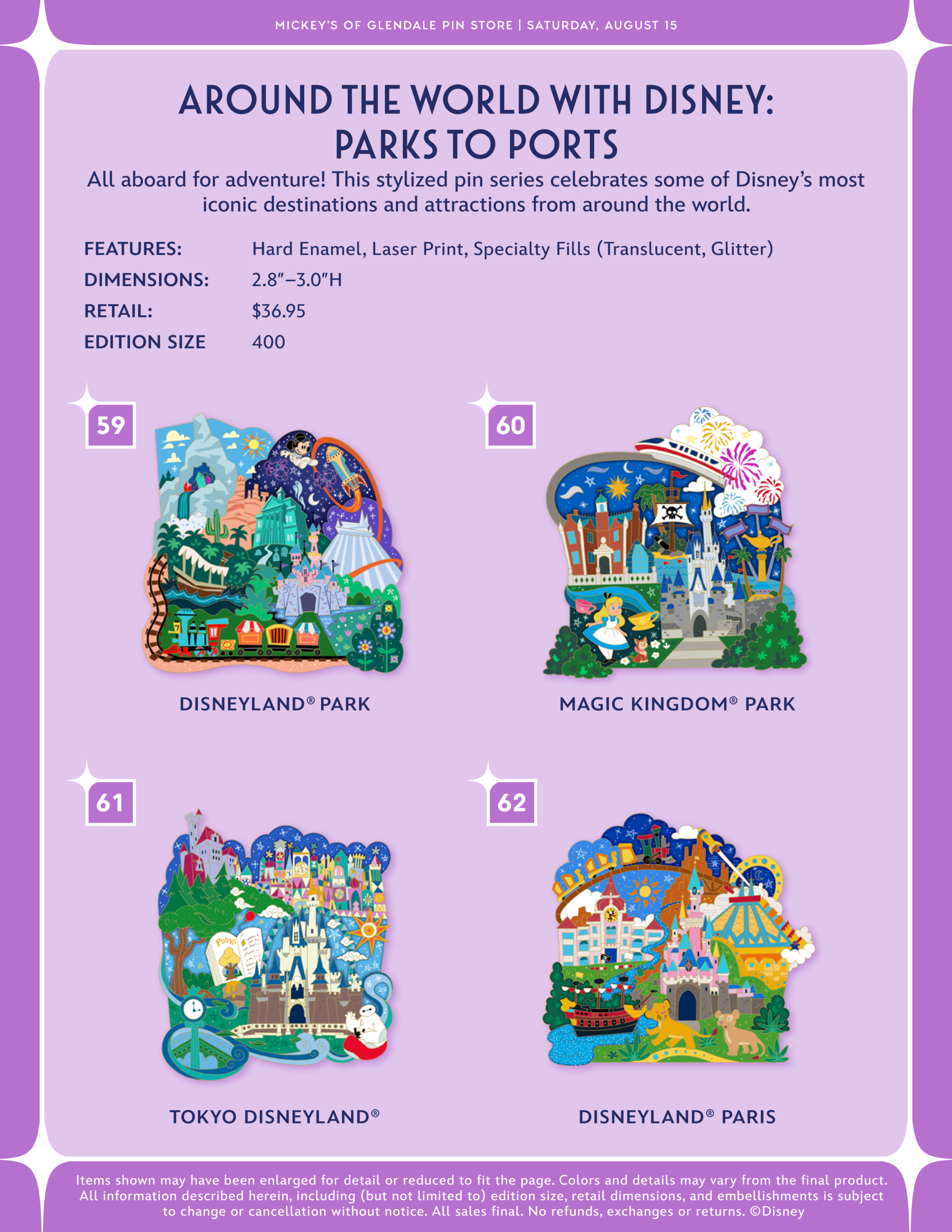 Mickey's of Glendale Pin Store Product Catalog-19