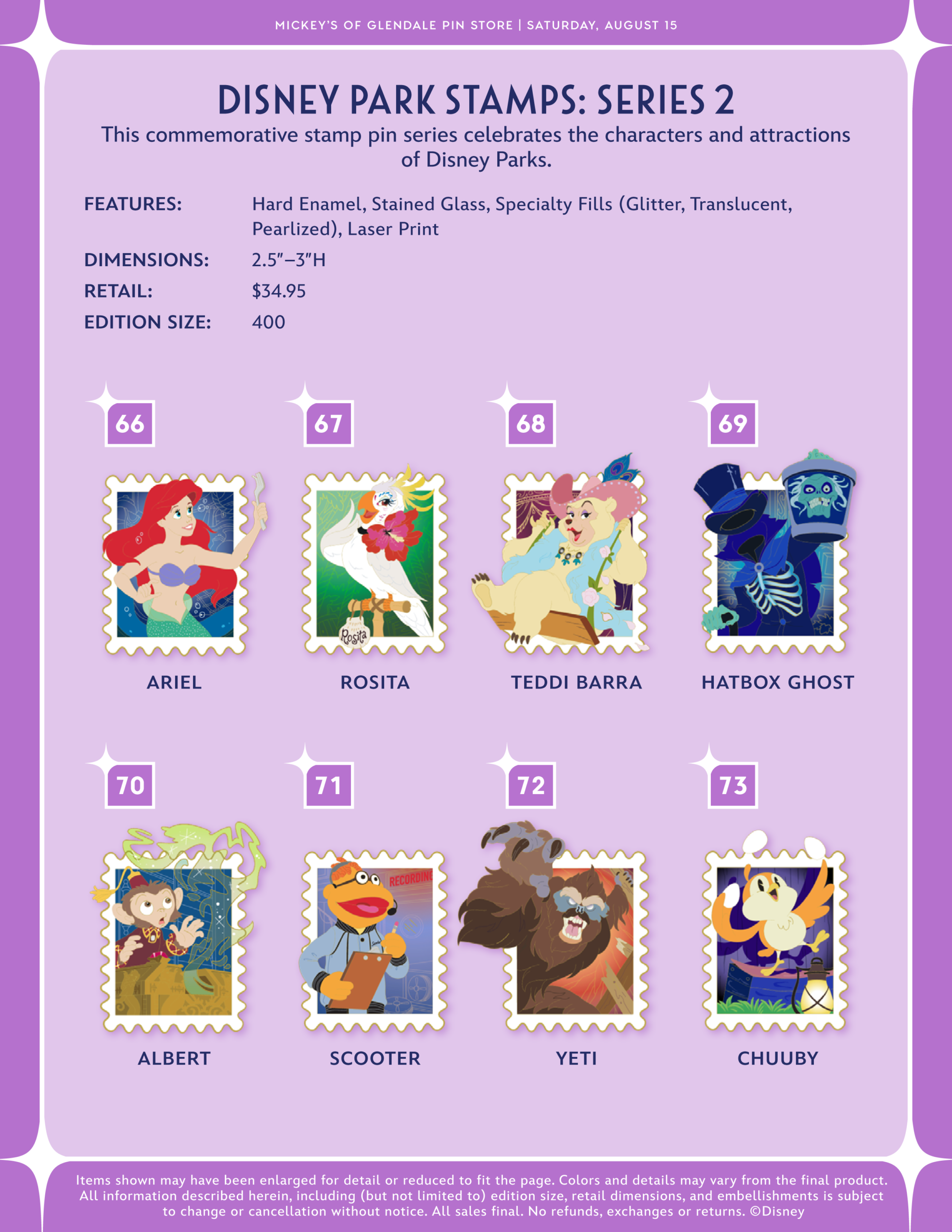 Mickey's of Glendale Pin Store Product Catalog-21