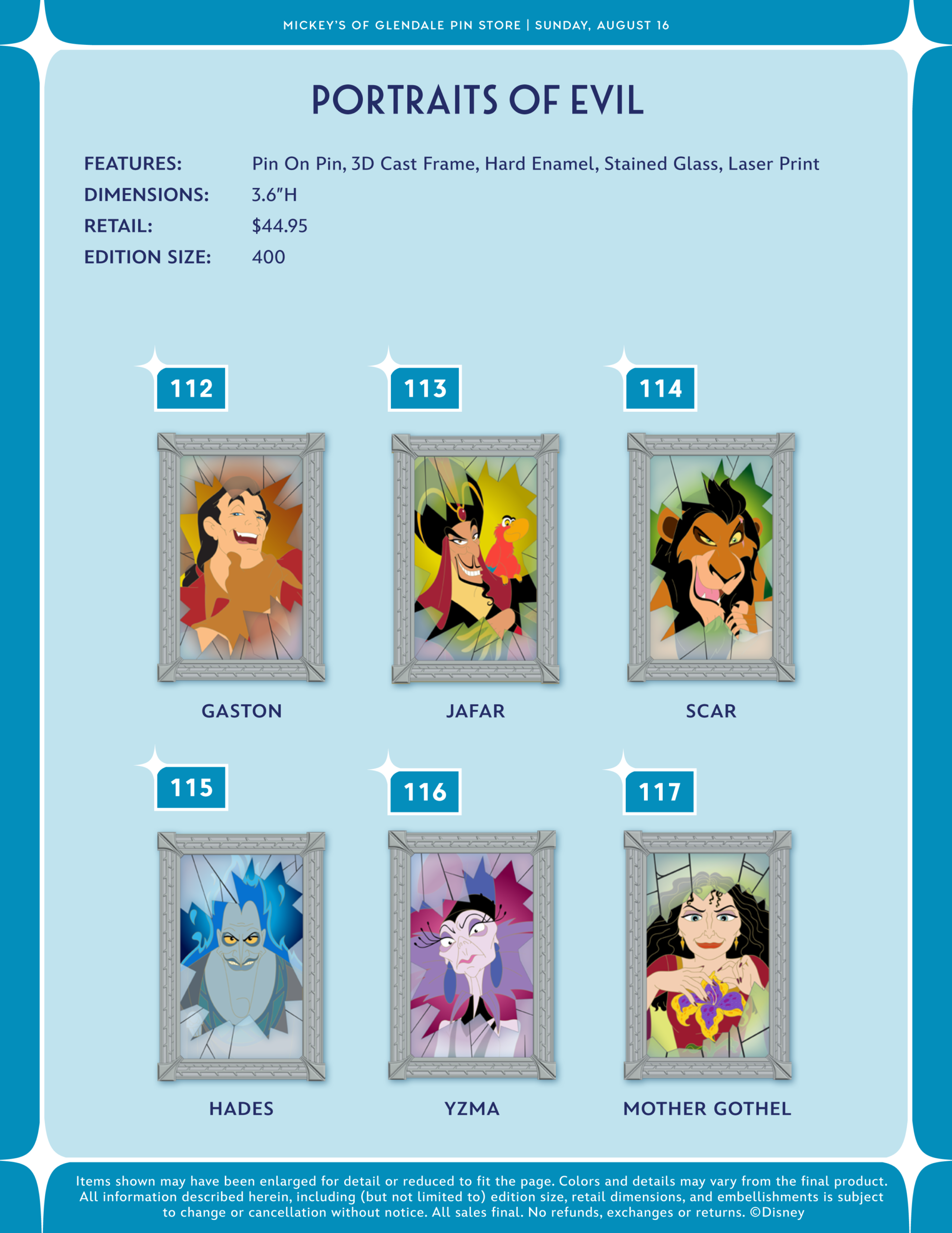 Mickey's of Glendale Pin Store Product Catalog-33