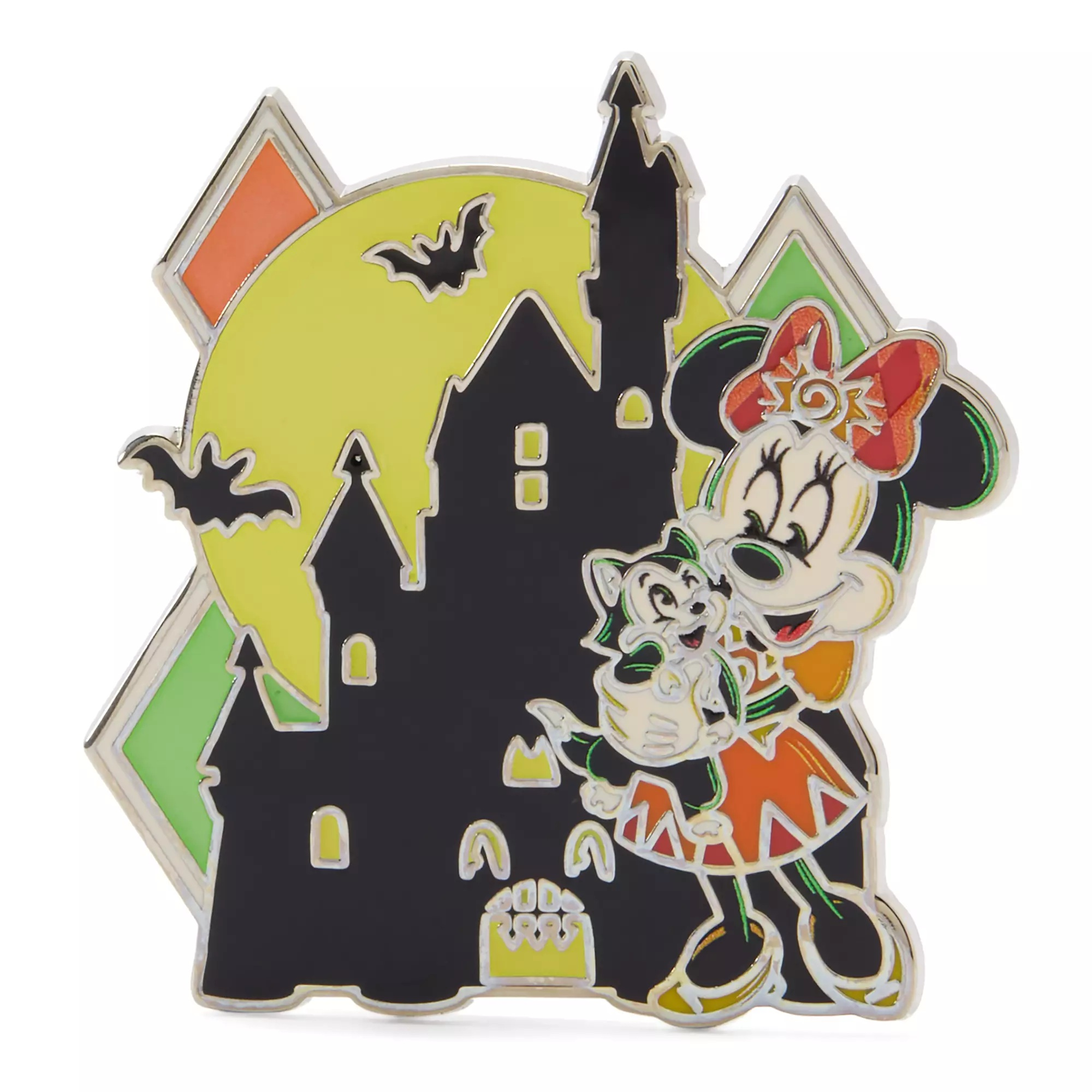 Minnie Mouse and Figaro Glow-in-the-Dark ''Happy Halloween'' Pin 2026