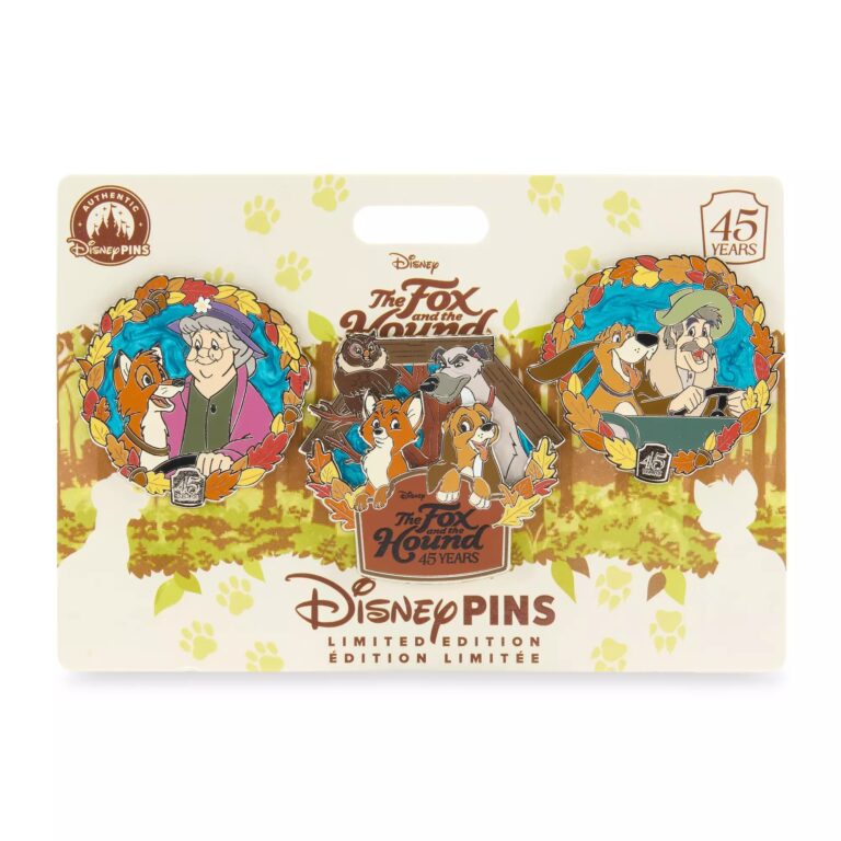 The Fox and the Hound 45th Anniversary Pin Set – Limited Edition