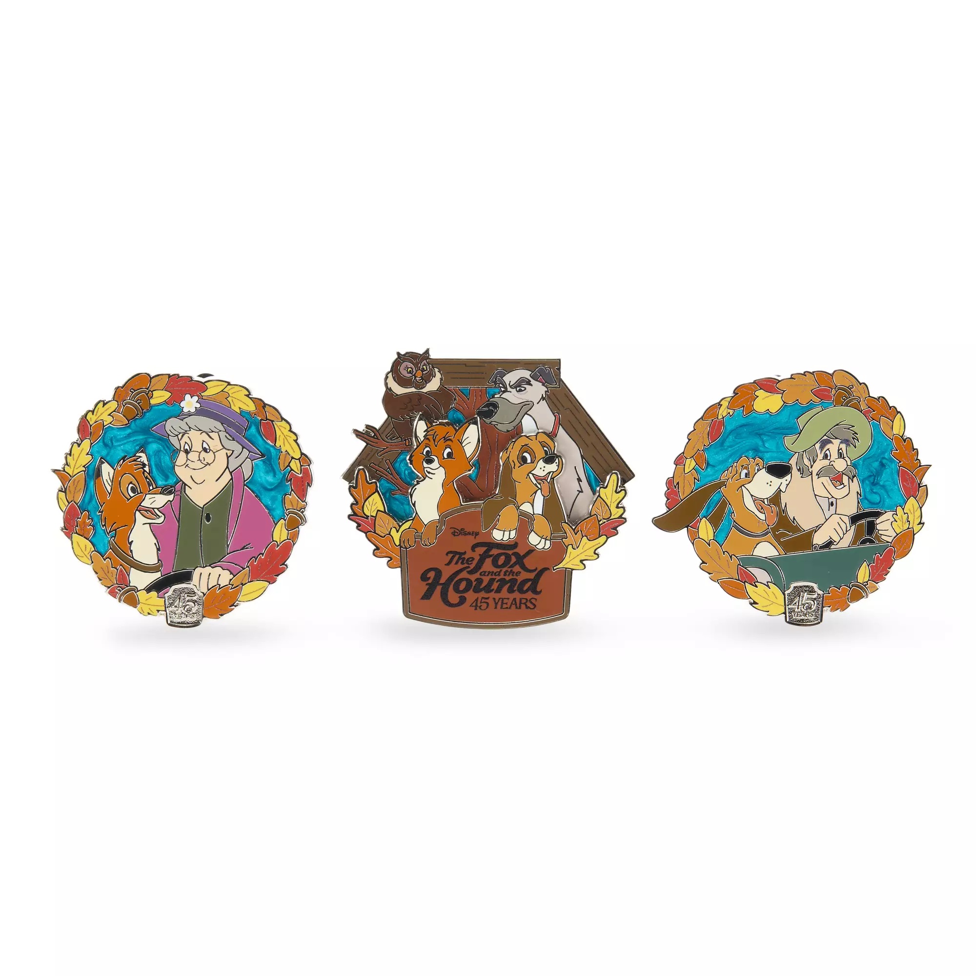 The Fox and the Hound 45th Anniversary Pin Set – Limited Edition Pins