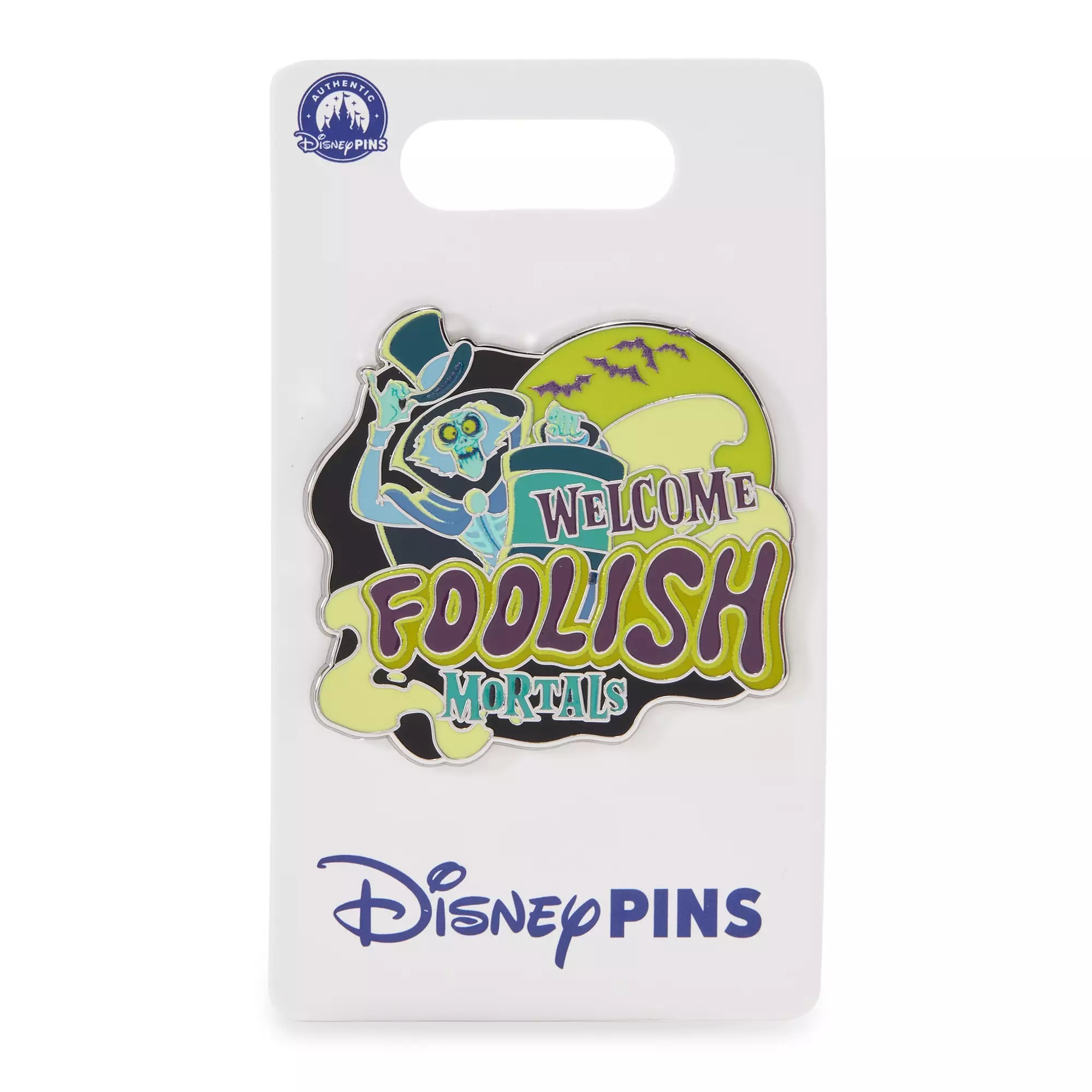 The Hatbox Ghost Glow-in-the-Dark Pin – The Haunted Mansion Pin