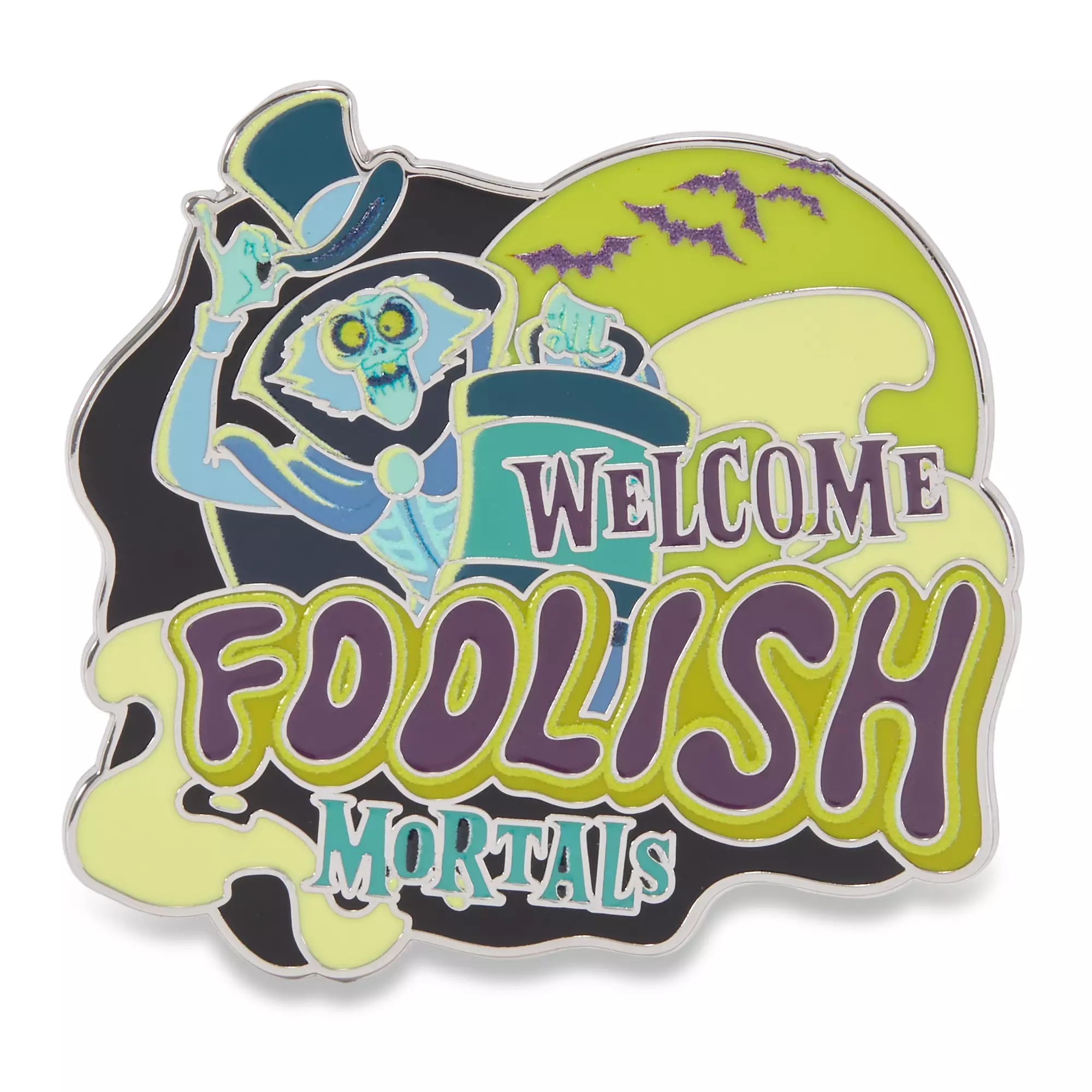The Hatbox Ghost Glow-in-the-Dark Pin – The Haunted Mansion