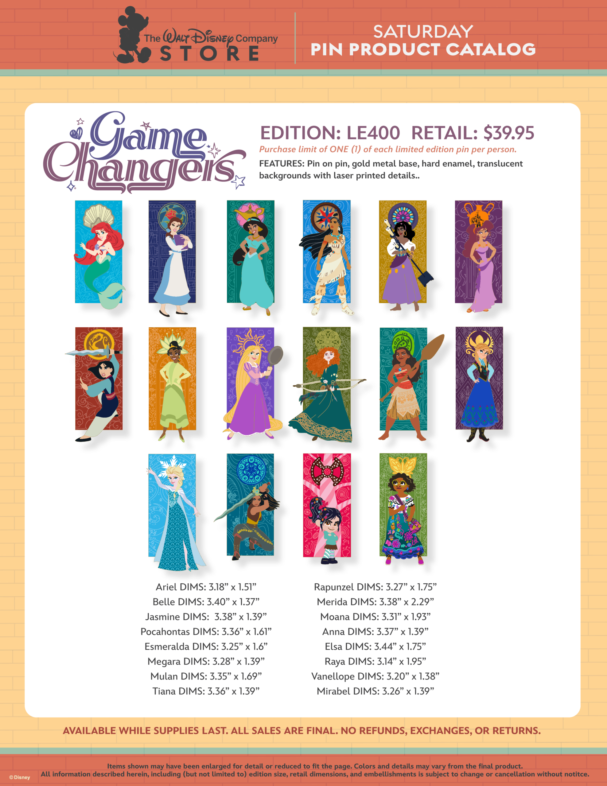 Walt Disney Company Pin Store-17