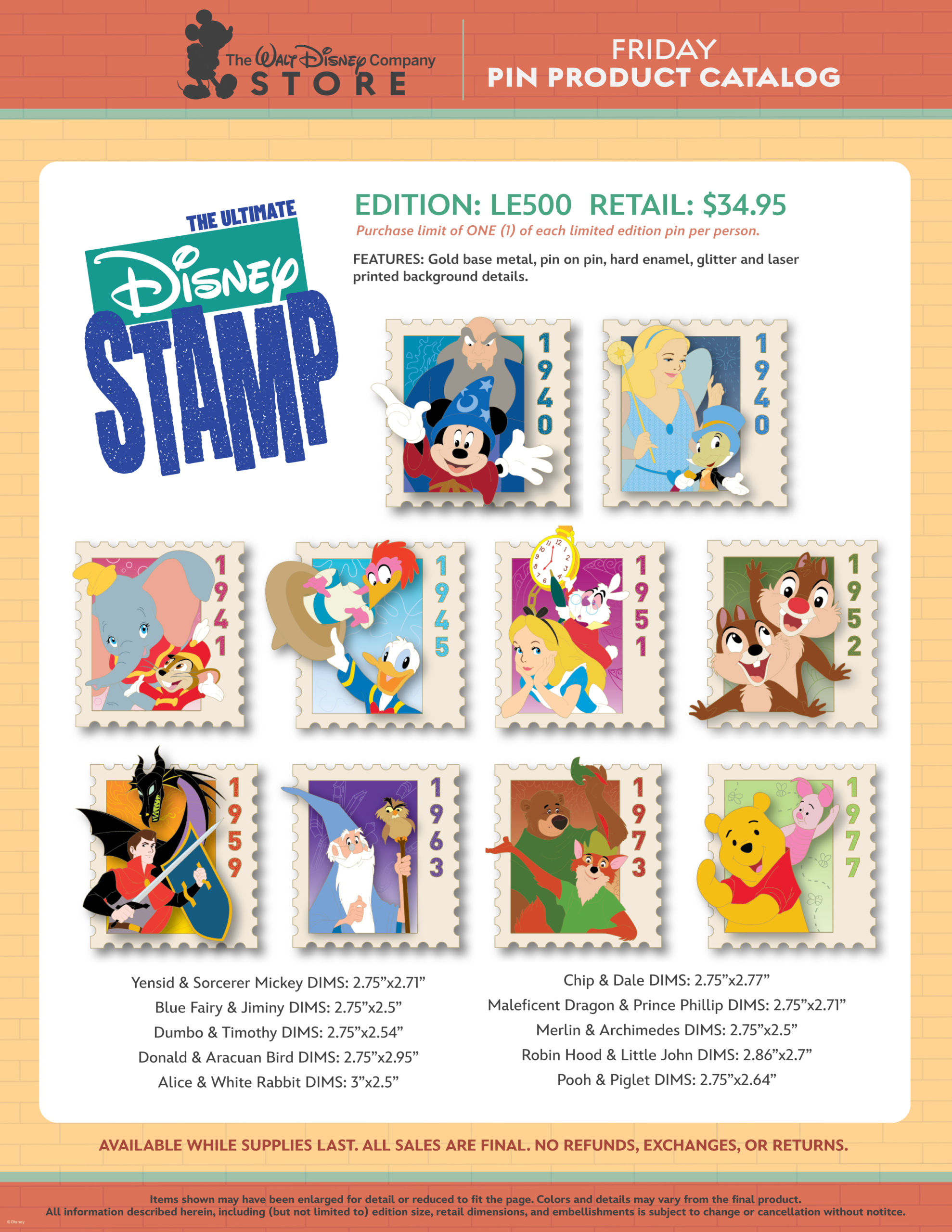 Walt Disney Company Pin Store-2