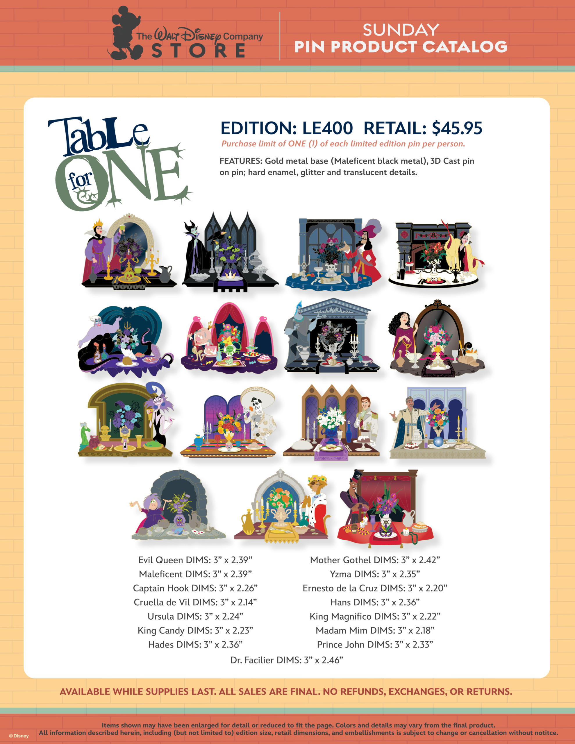 Walt Disney Company Pin Store-29