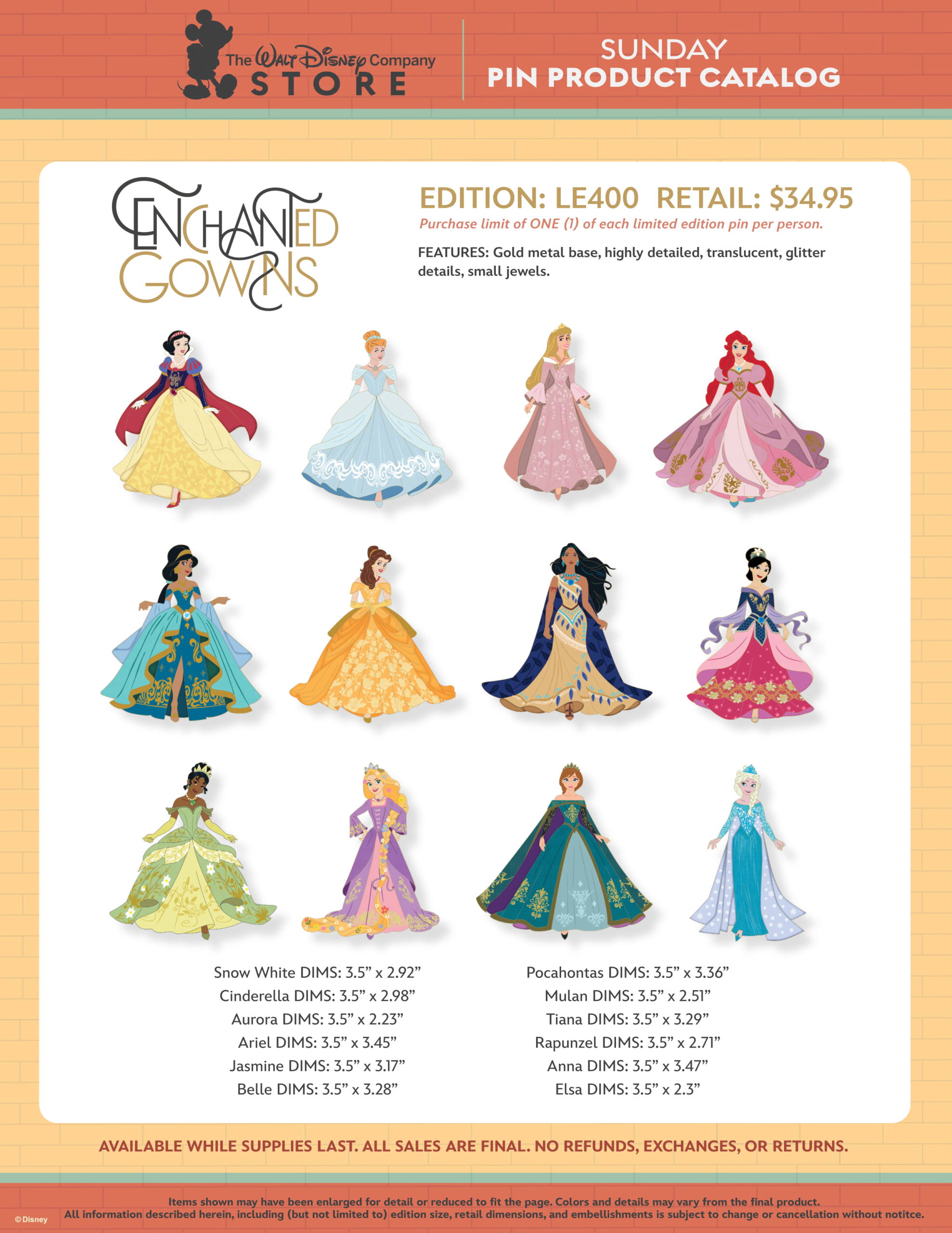 Walt Disney Company Pin Store-30