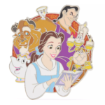 Beauty and the Beast Cast Pin
