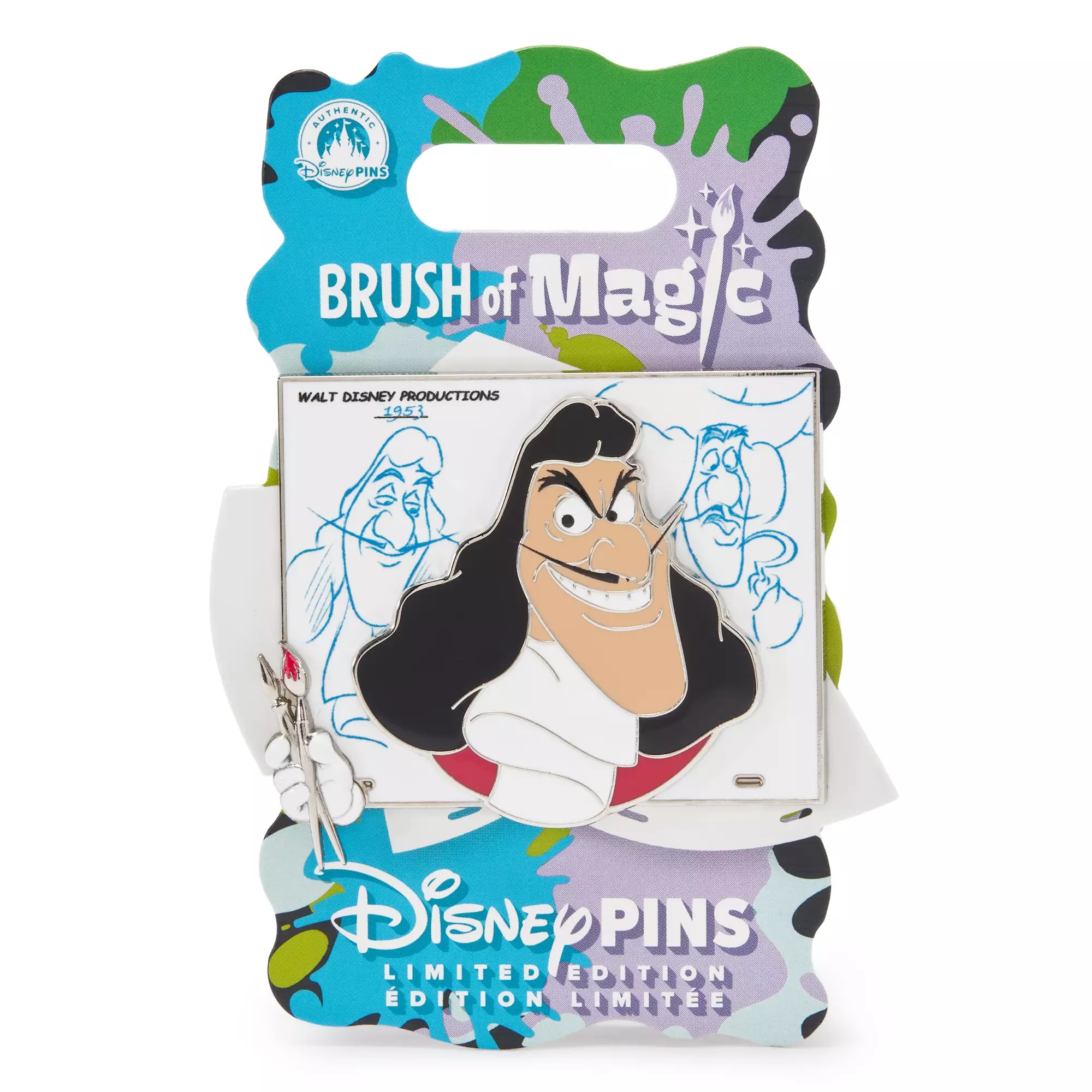 Captain Hook Pin – Peter Pan – Brush of Magic – Limited Edition – Exclusive