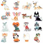 Disney Cats and Dogs Halloween Series Pin Blind Pack – 5-Pc. – Limited Release Pins