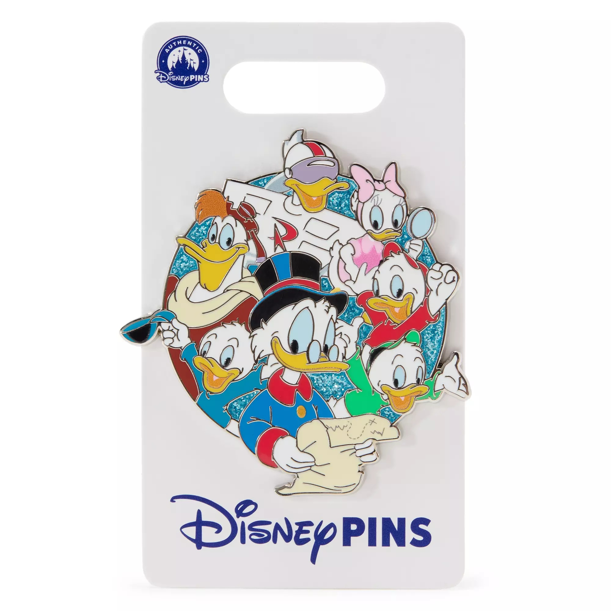 DuckTales Cast Pin on Card