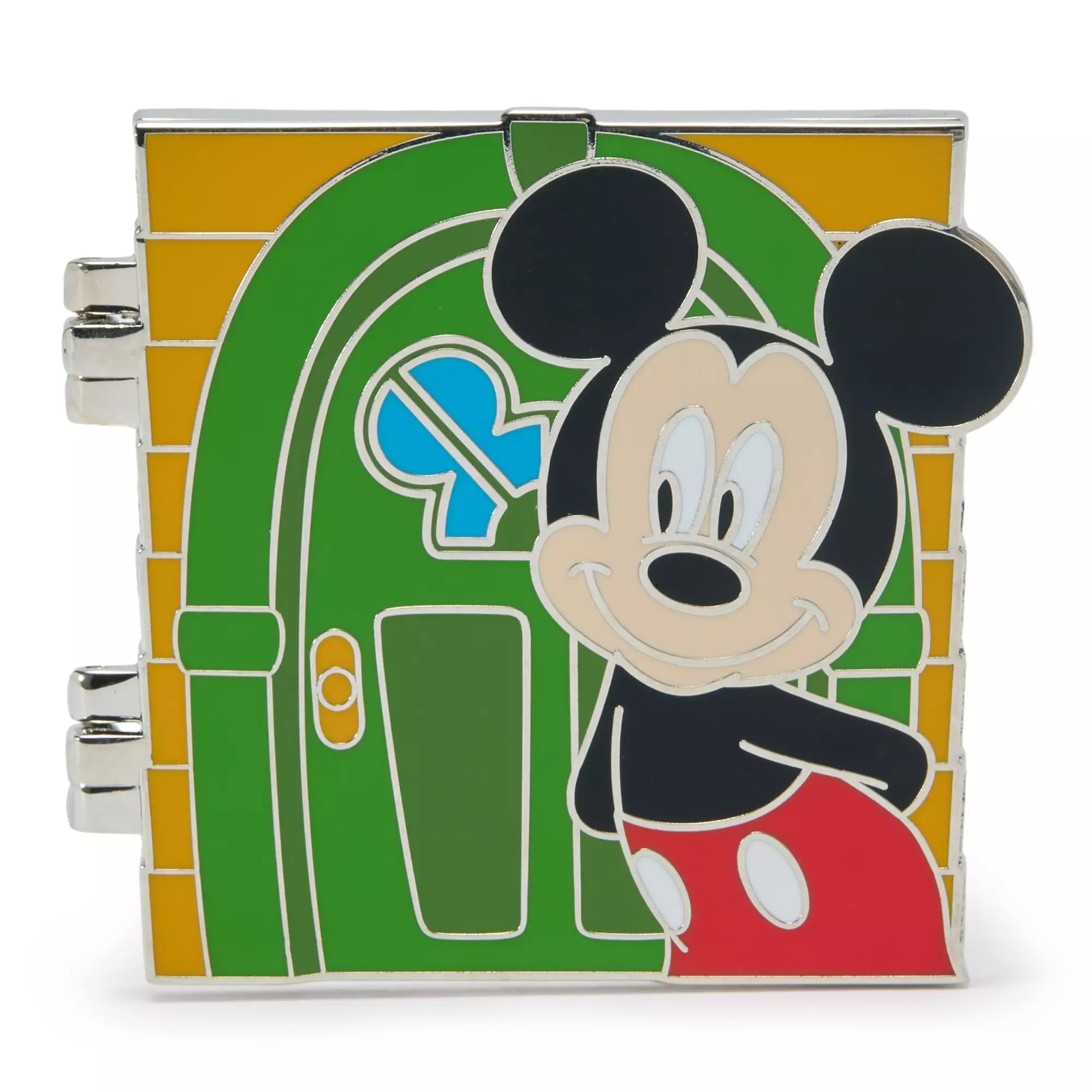 Mickey Mouse and Pluto Hinged Pin – Disney Enchanted Doors – Limited Edition Pin