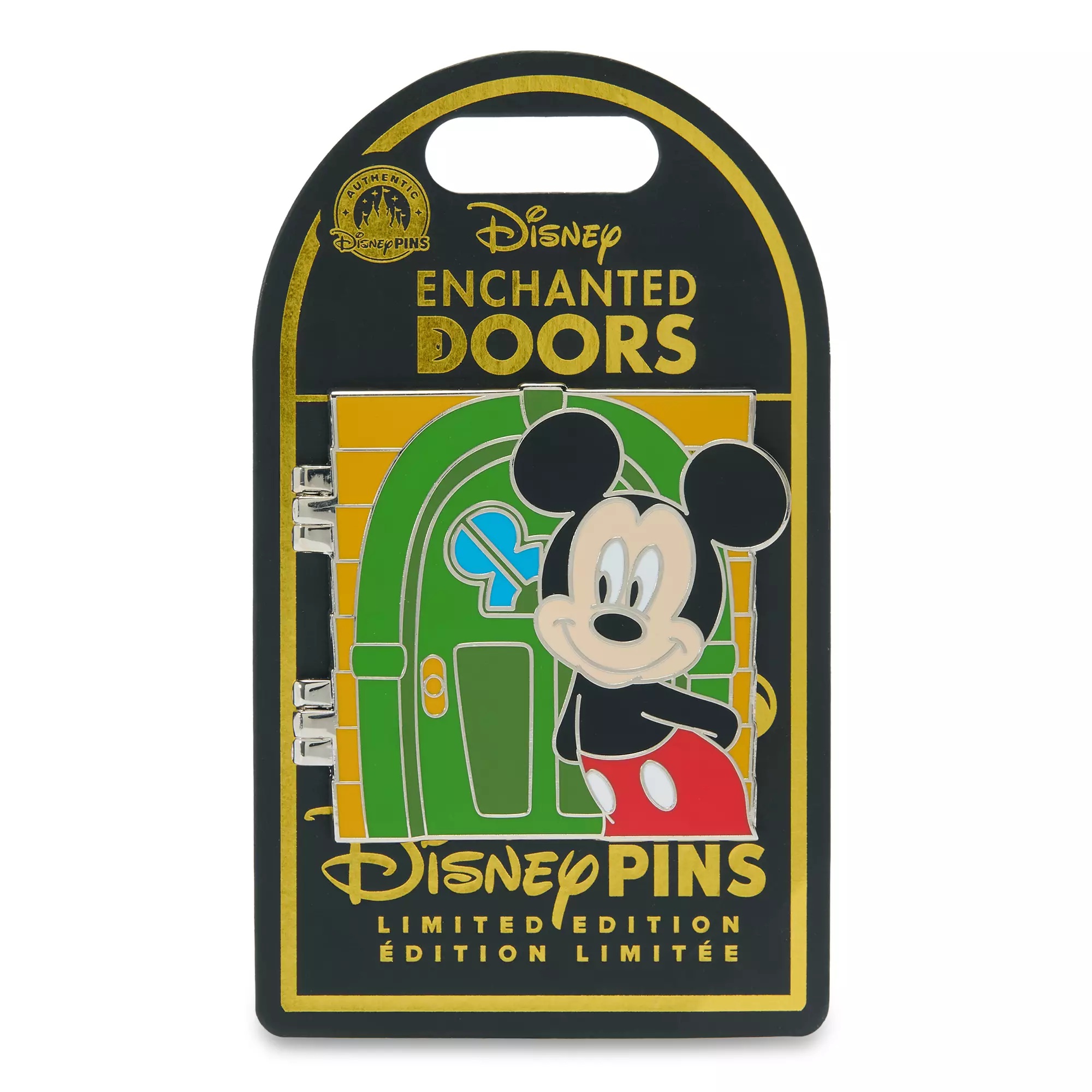 Mickey Mouse and Pluto Hinged Pin – Disney Enchanted Doors – Limited Edition