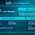 Stream select panels from D23 The Ultimate Disney Fan Event on Disney Plus