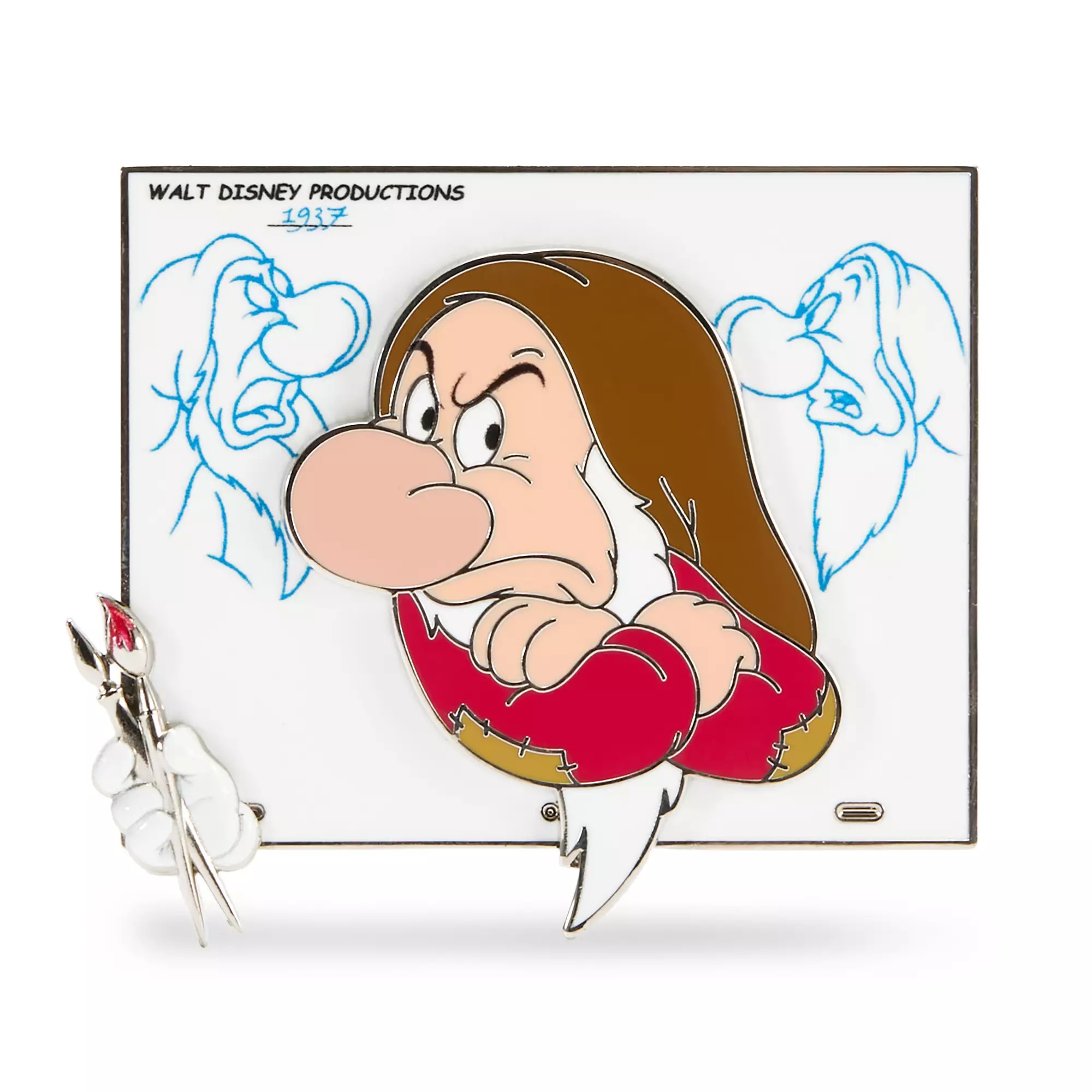 Grumpy Pin – Snow White and the Seven Dwarfs – Brush of Magic – Limited Edition Pin
