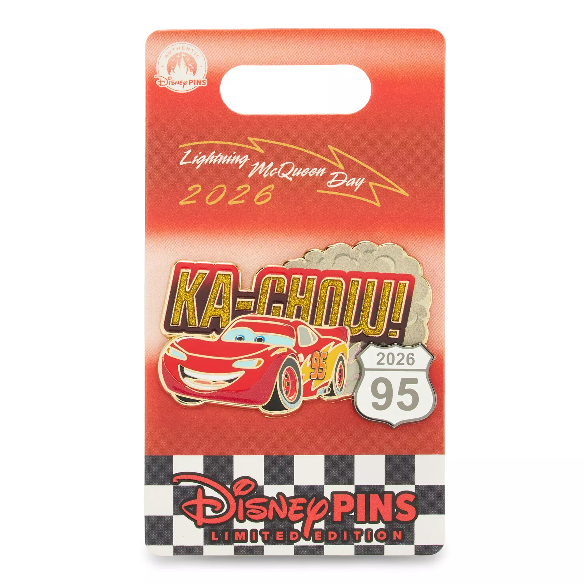Lightning McQueen ''Ka-Chow!'' Pin – Cars – Lightning McQueen Day 2026 – Limited Edition