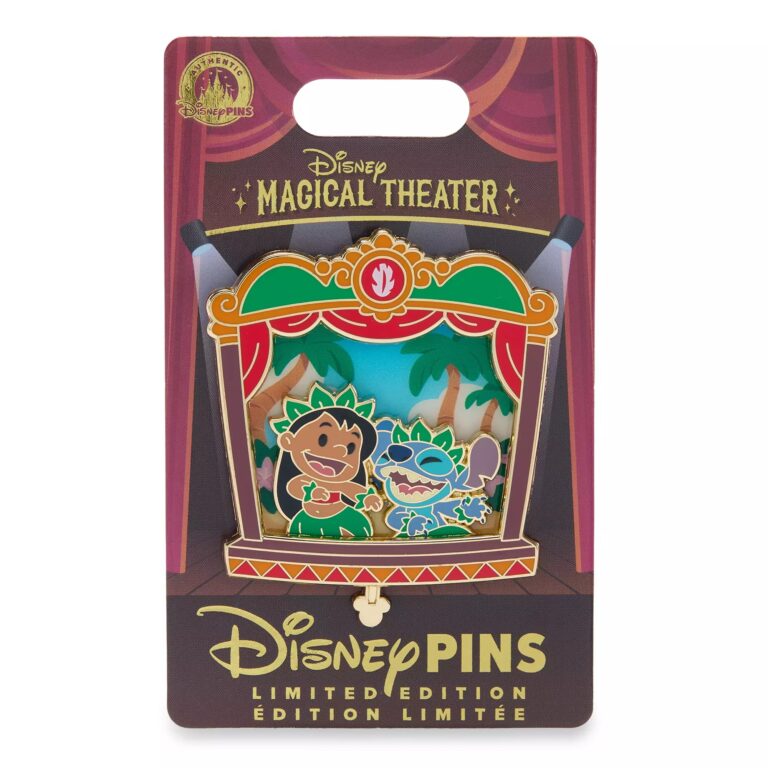Lilo & Stitch Slider Pin – Disney Magical Theater – Limited Edition