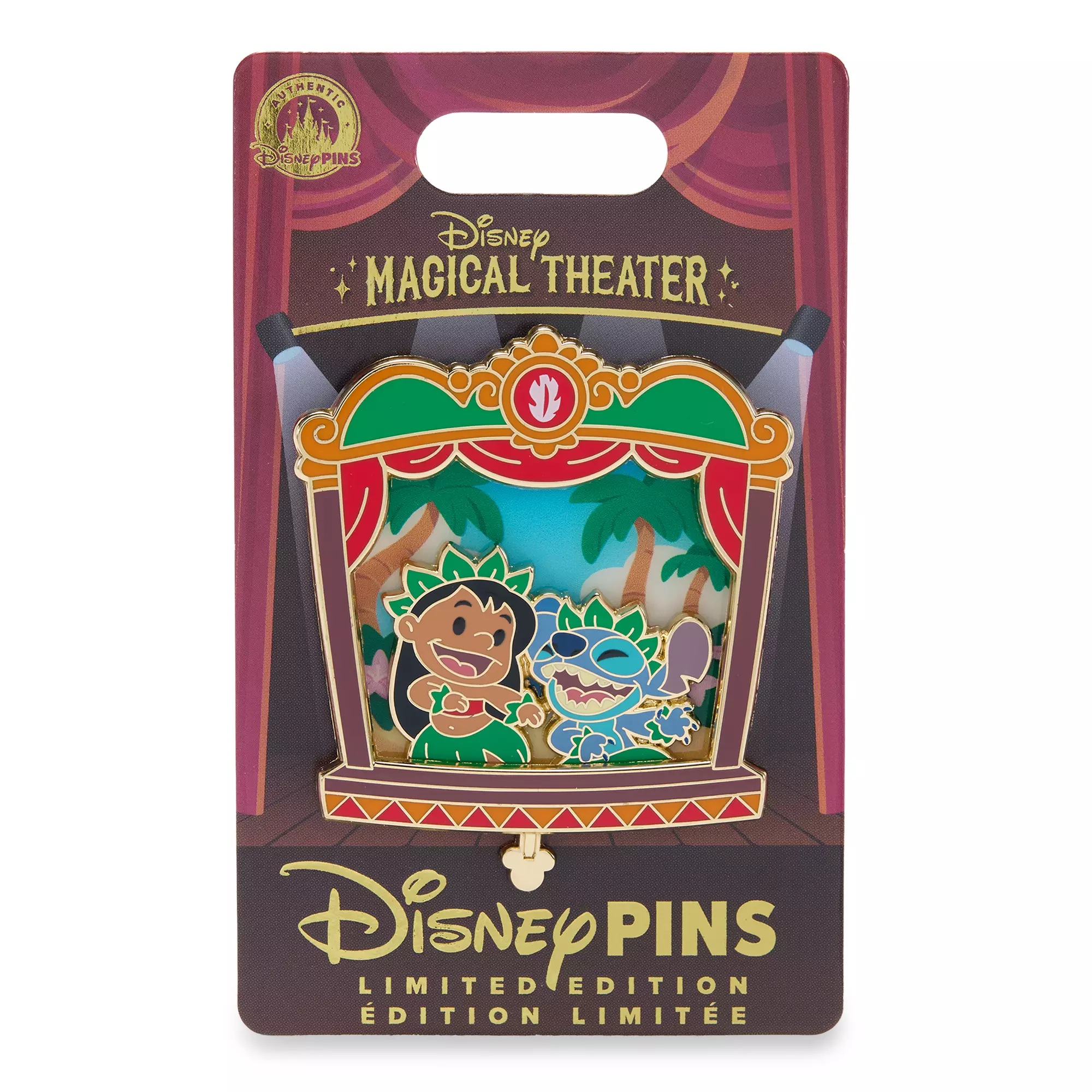 Lilo & Stitch Slider Pin – Disney Magical Theater – Limited Edition