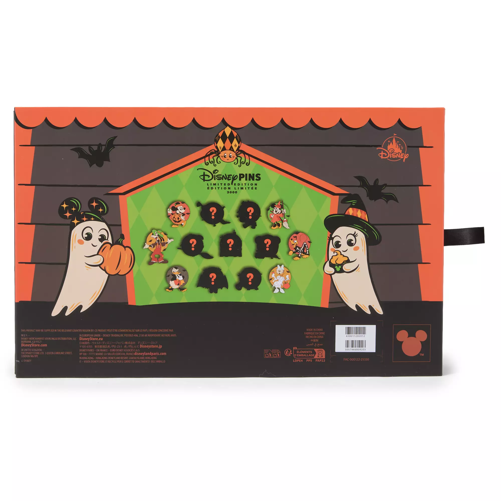 Mickey Mouse and Friends 13-Day Halloween Countdown Calendar Mystery Pin Set – Limited Edition Pins
