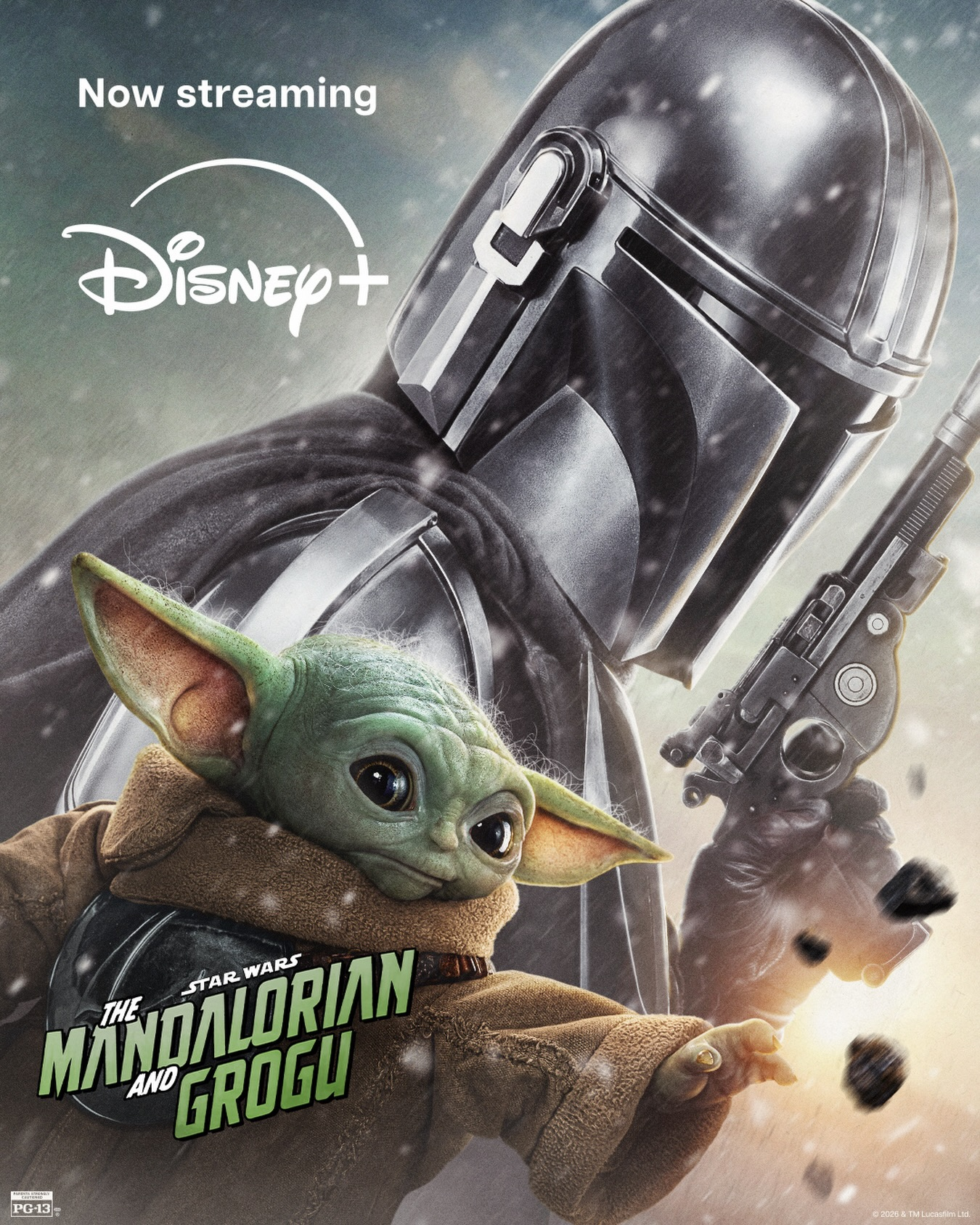 Star Wars The Mandalorian and Grogu now streaming on Disney+